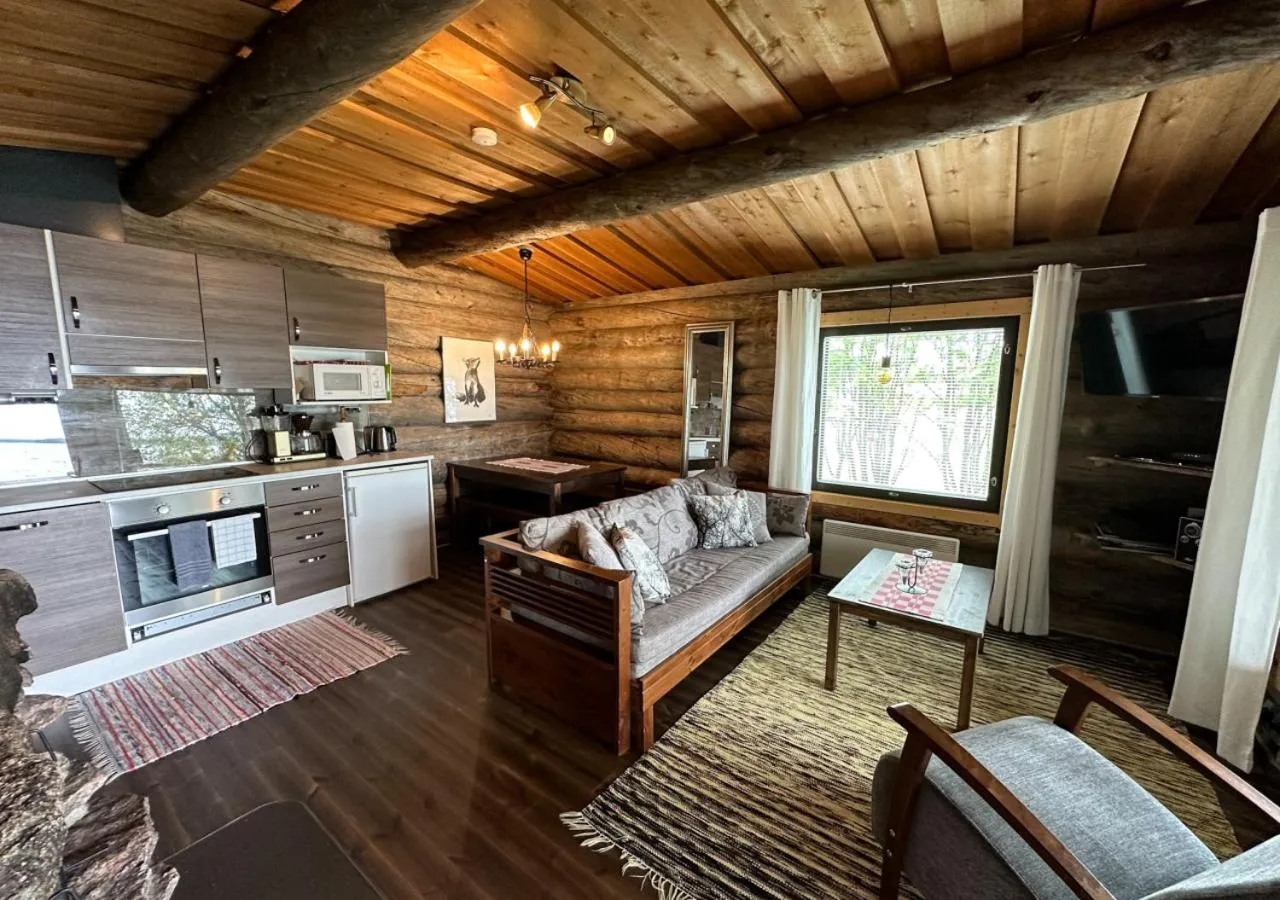 Seating area in Napapiirin Järvilomat