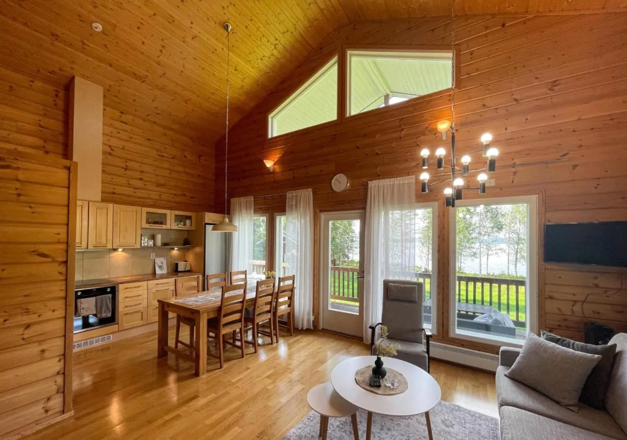 Communal lounge/ TV room in Napapiirin Järvilomat