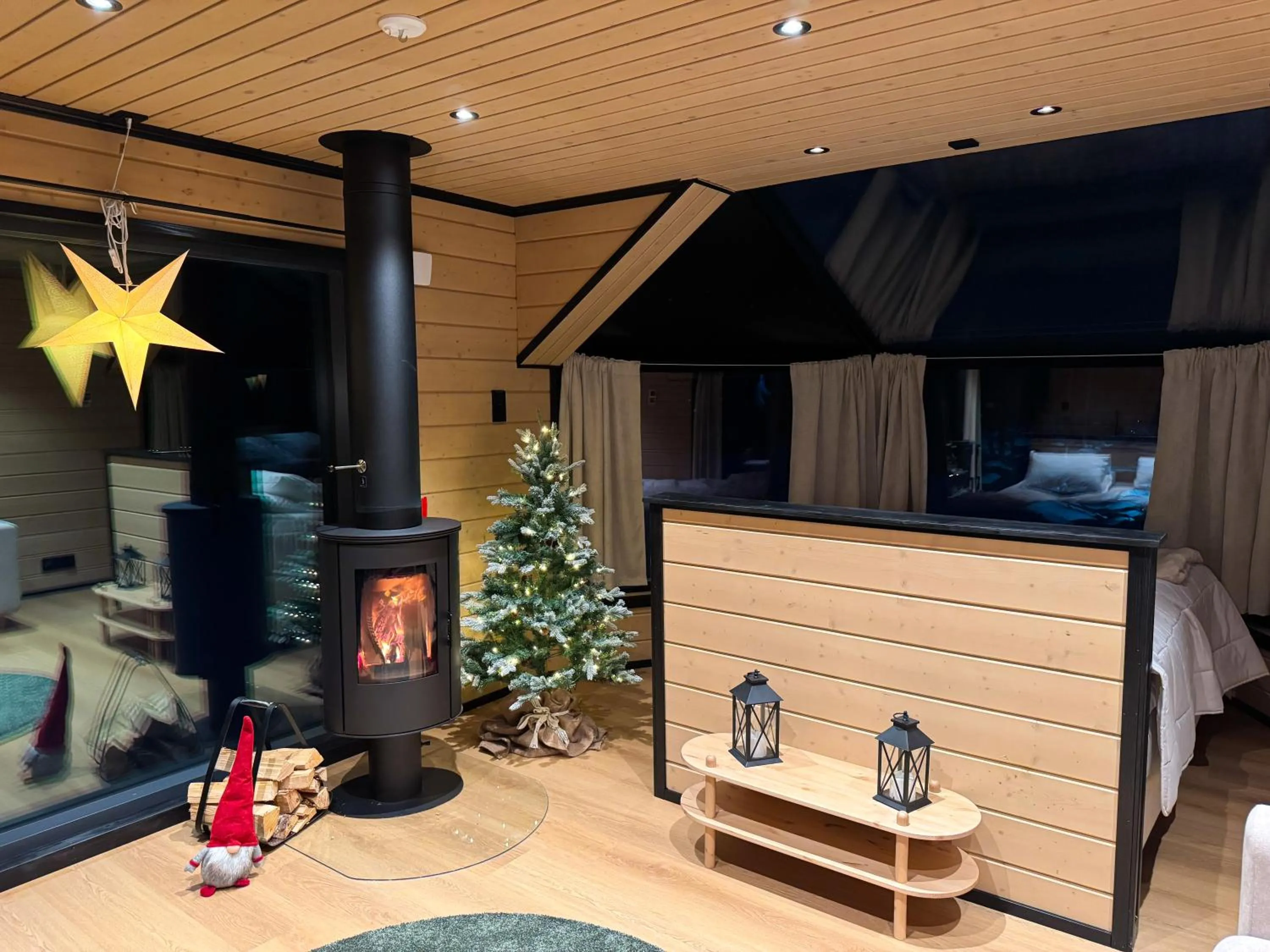 Living room in Napapiirin Järvilomat