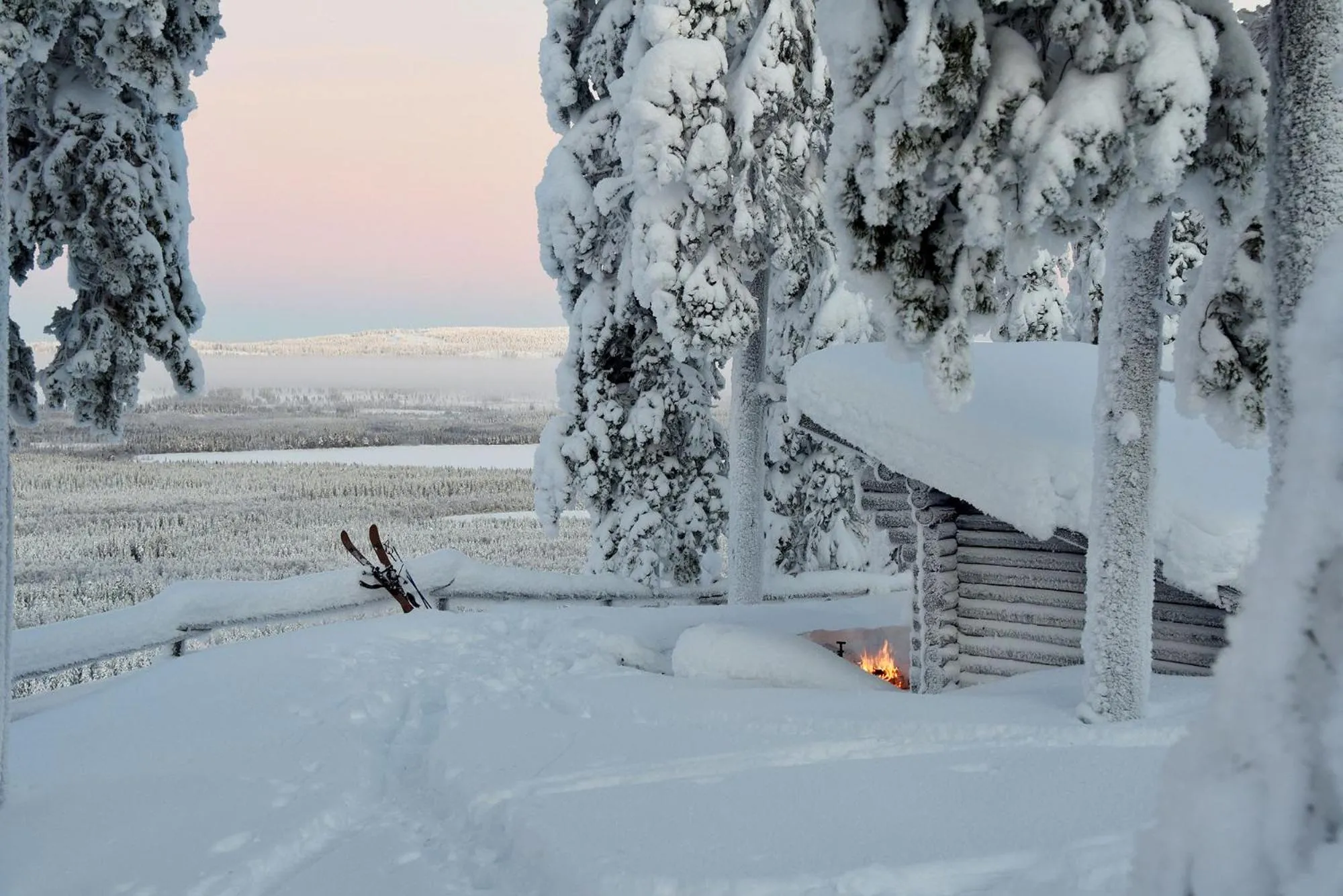 Natural landscape in Napapiirin Järvilomat