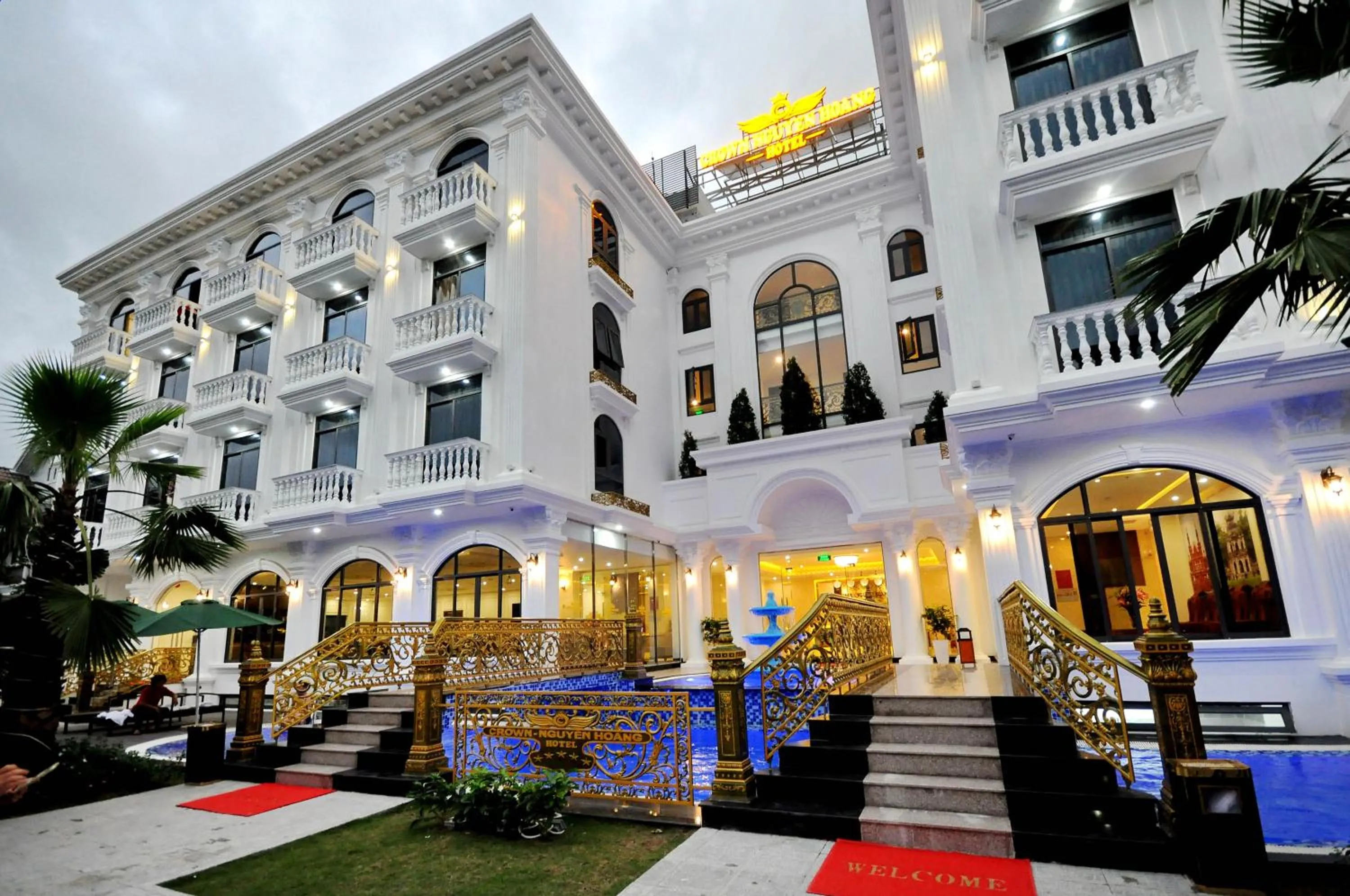 Property building in Crown Nguyen Hoang Hotel