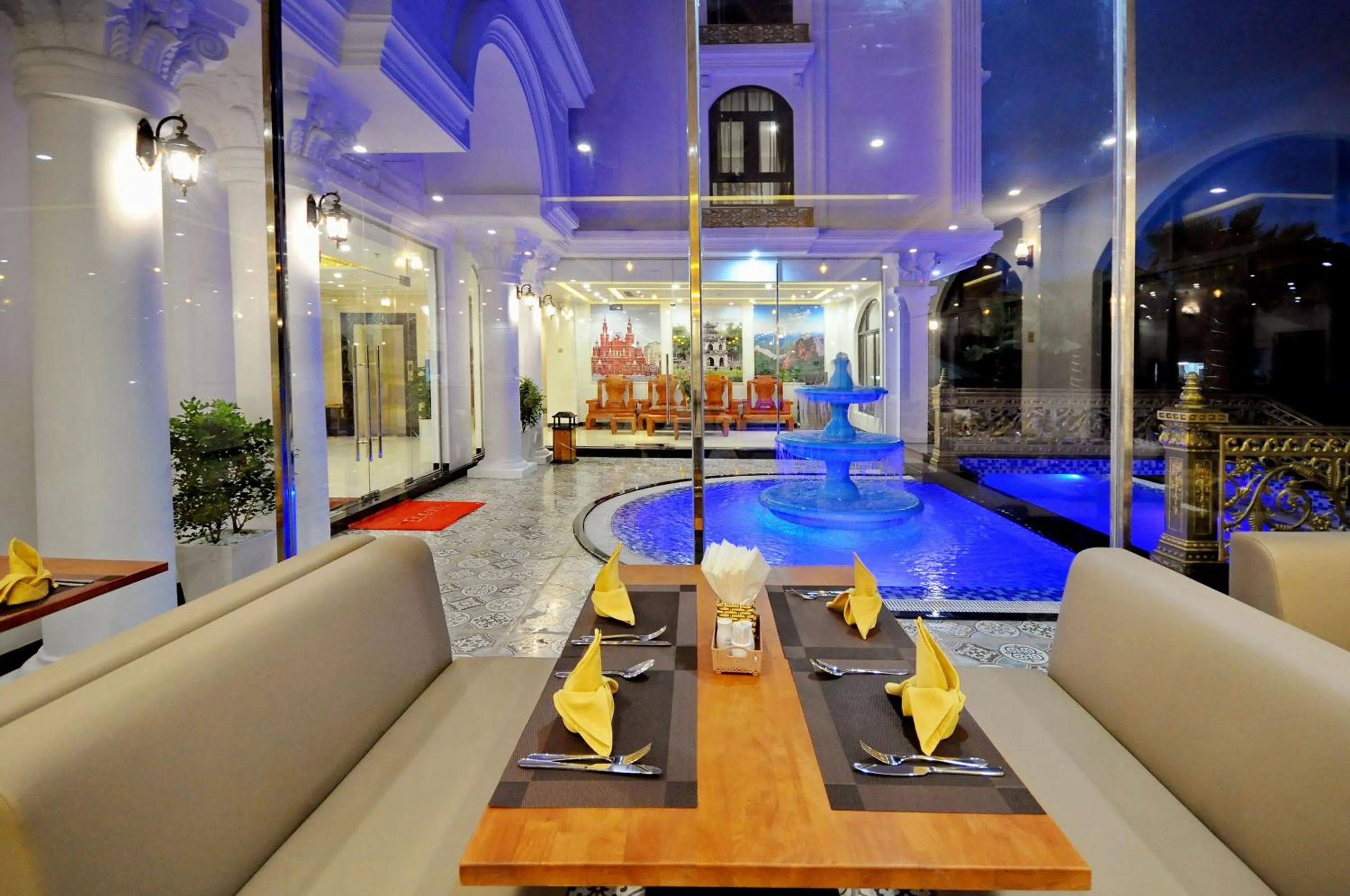 Swimming pool in Crown Nguyen Hoang Hotel