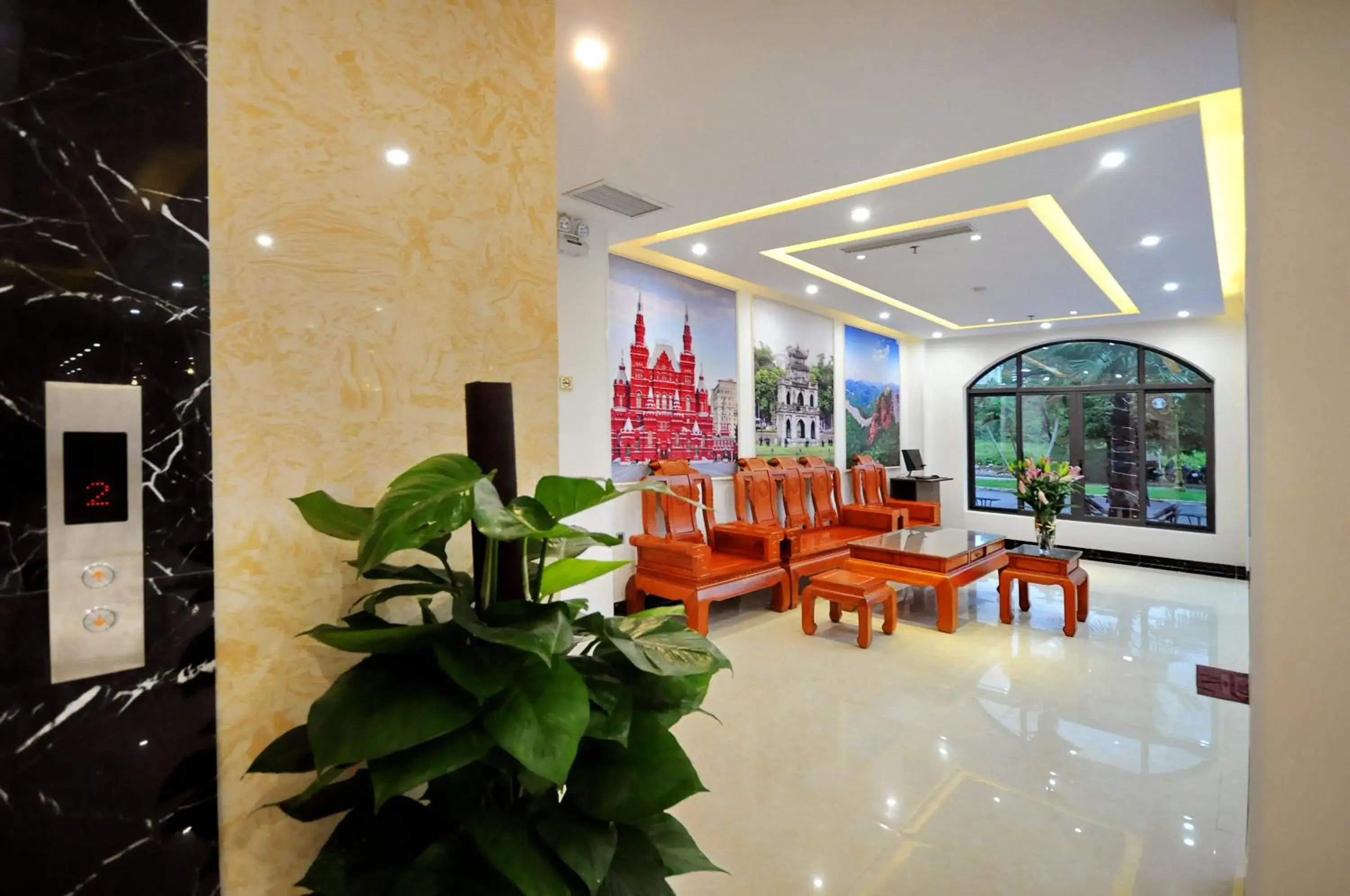 Lobby or reception in Crown Nguyen Hoang Hotel Lobby or reception in Crown Nguyen Hoang Hotel