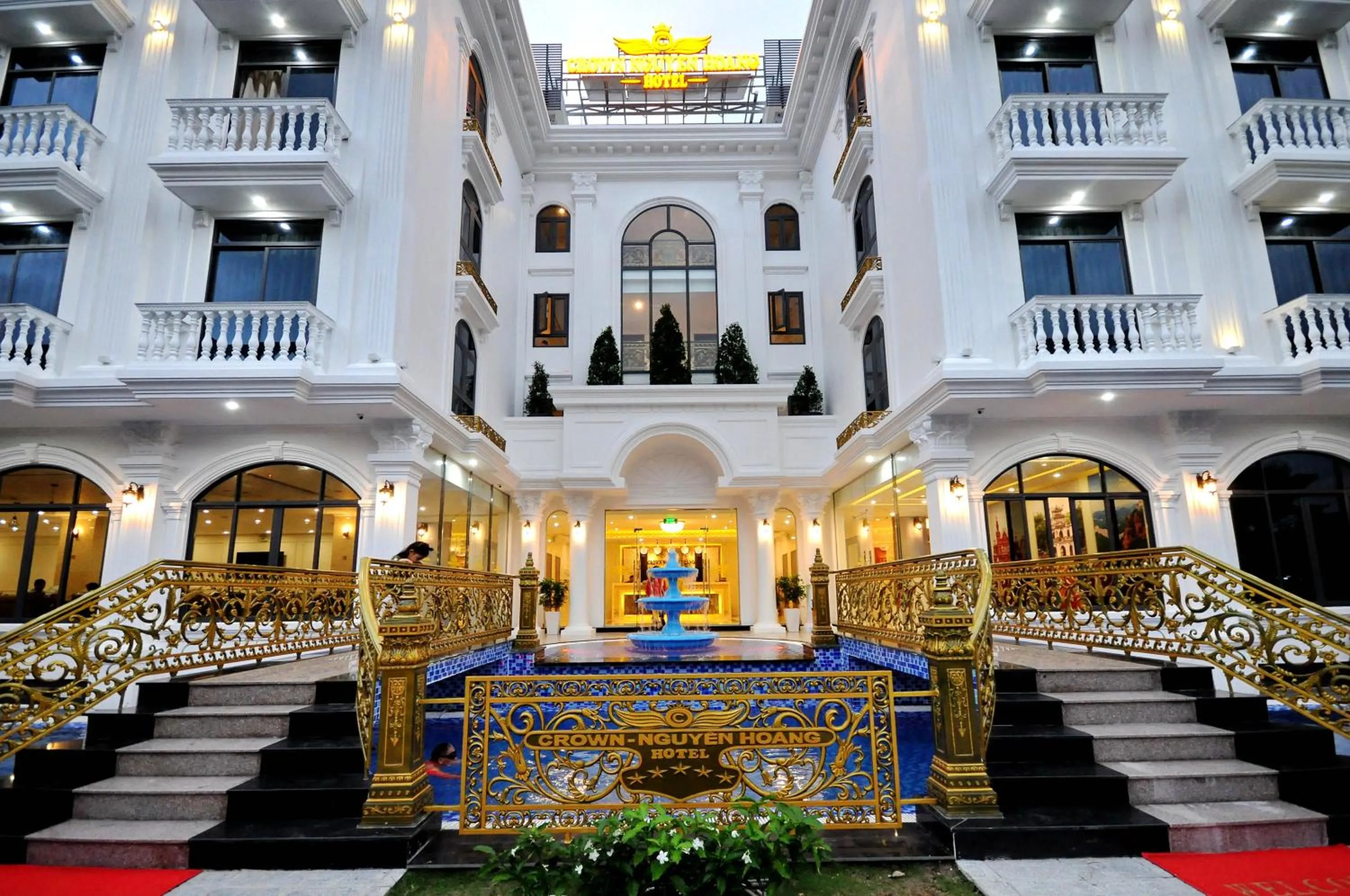 Property building in Crown Nguyen Hoang Hotel