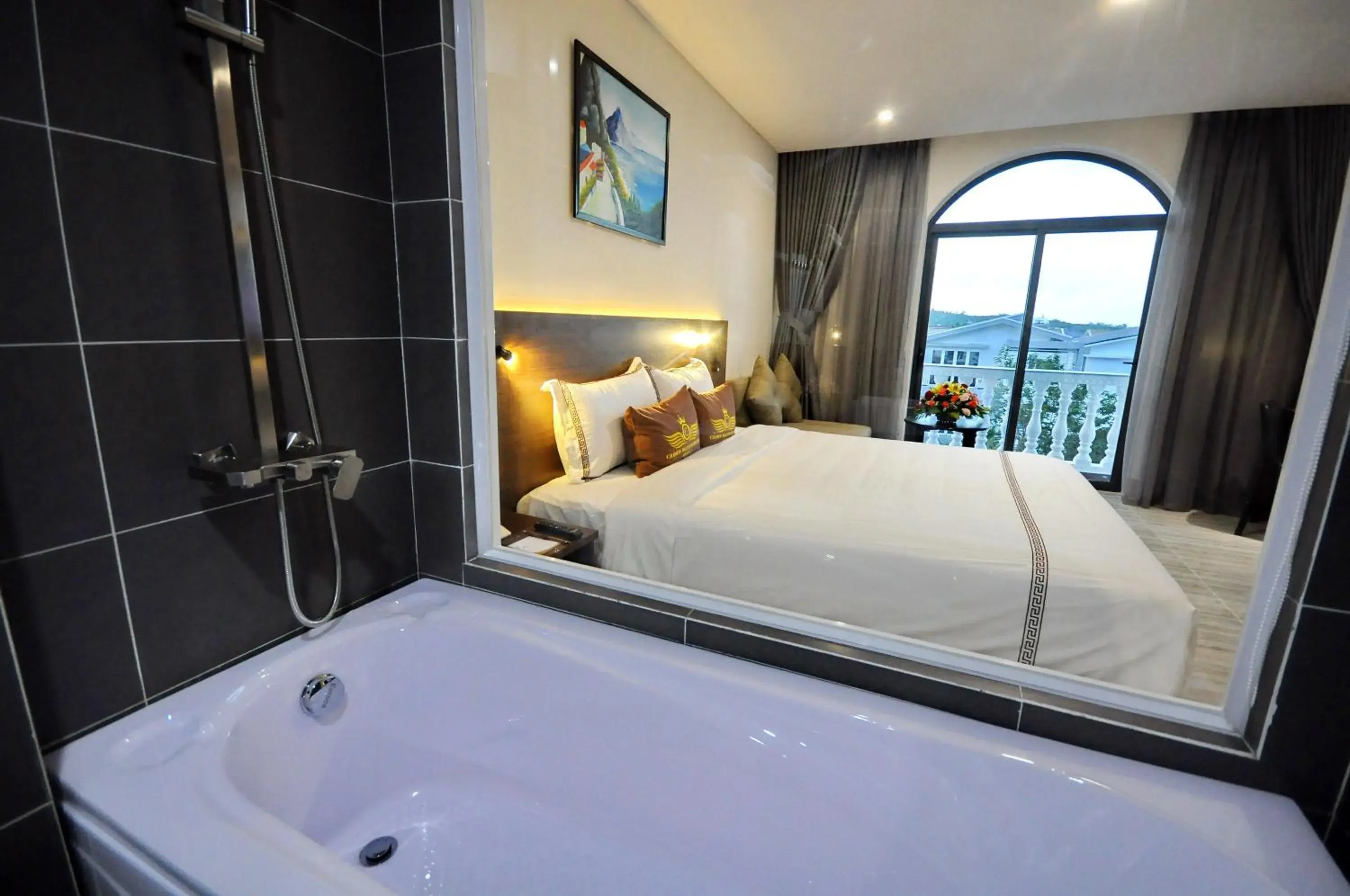 Bed in Crown Nguyen Hoang Hotel Bed in Crown Nguyen Hoang Hotel