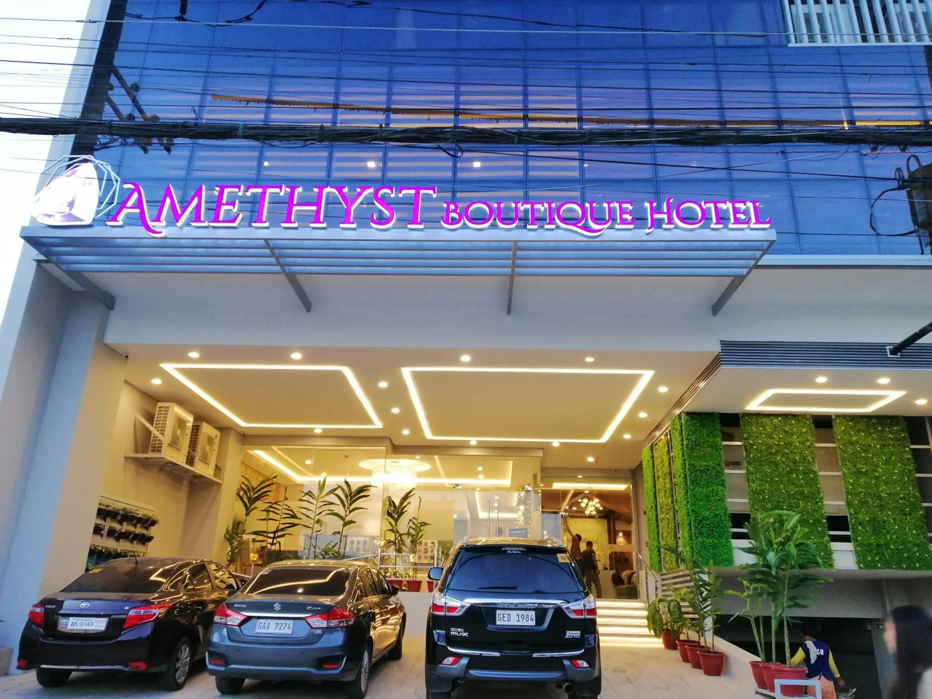 Property building in Amethyst Boutique Hotel Cebu powered by Cocotel