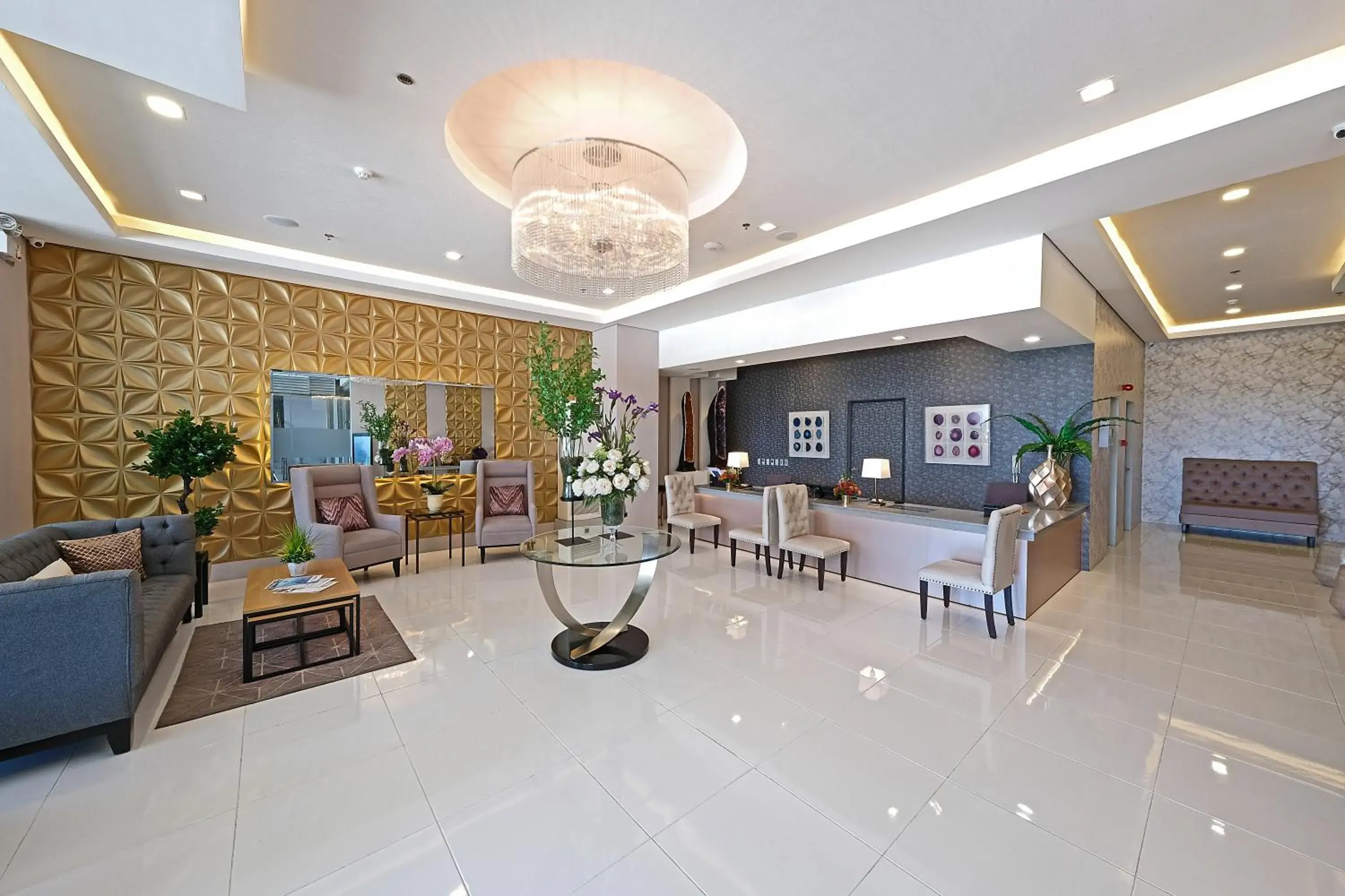 Lobby or reception in Amethyst Boutique Hotel Cebu powered by Cocotel Lobby or reception in Amethyst Boutique Hotel Cebu powered by Cocotel