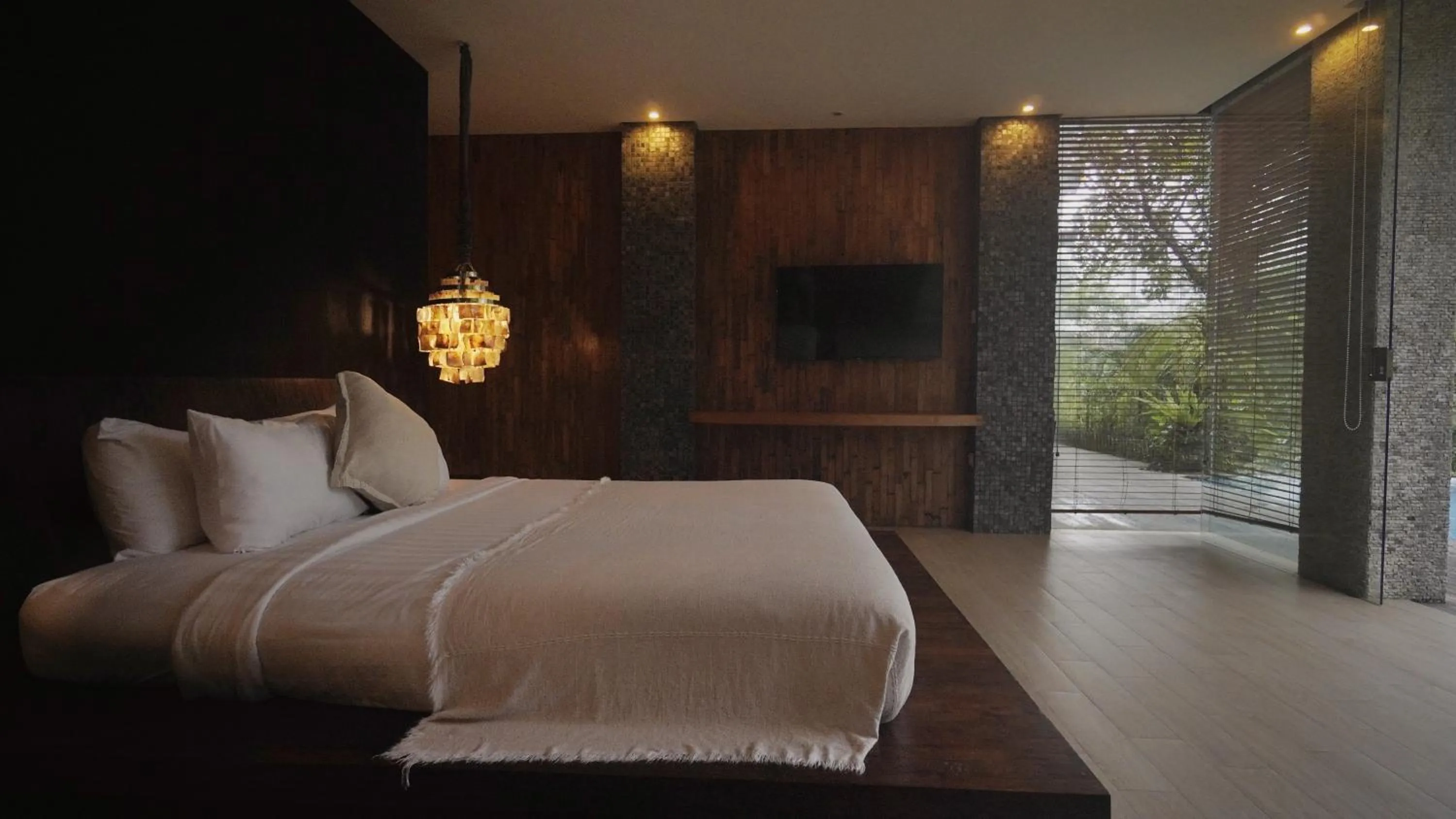 Bed in Sandhya Villa Ubud