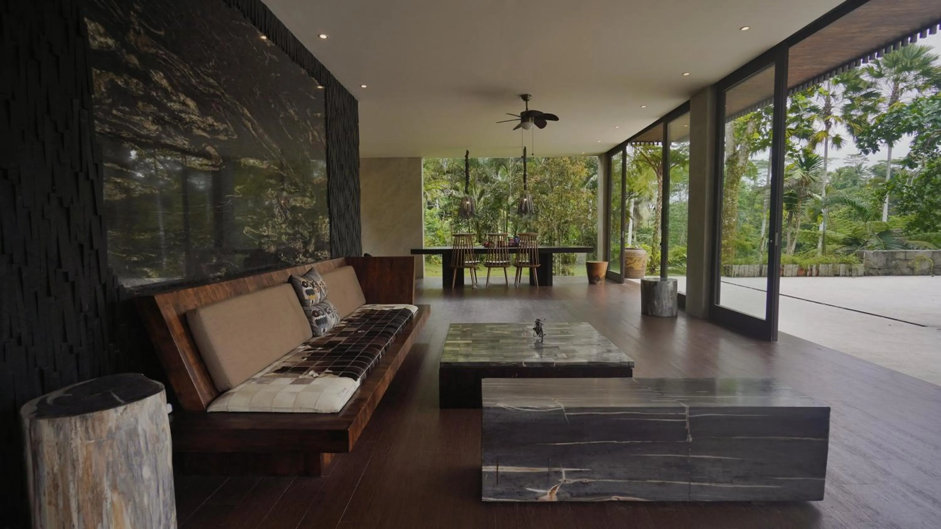 Living room in Sandhya Villa Ubud