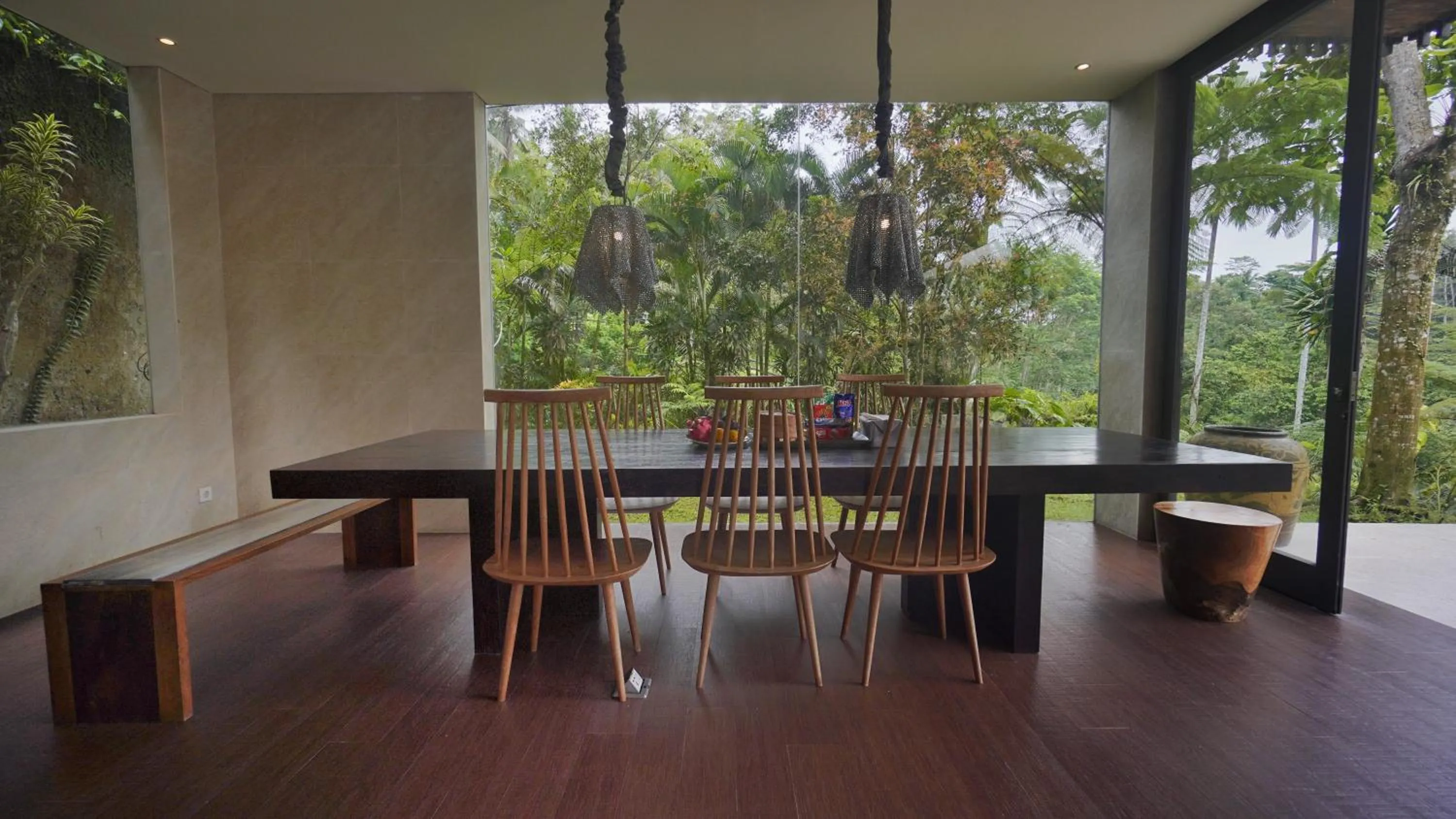 Dining area in Sandhya Villa Ubud