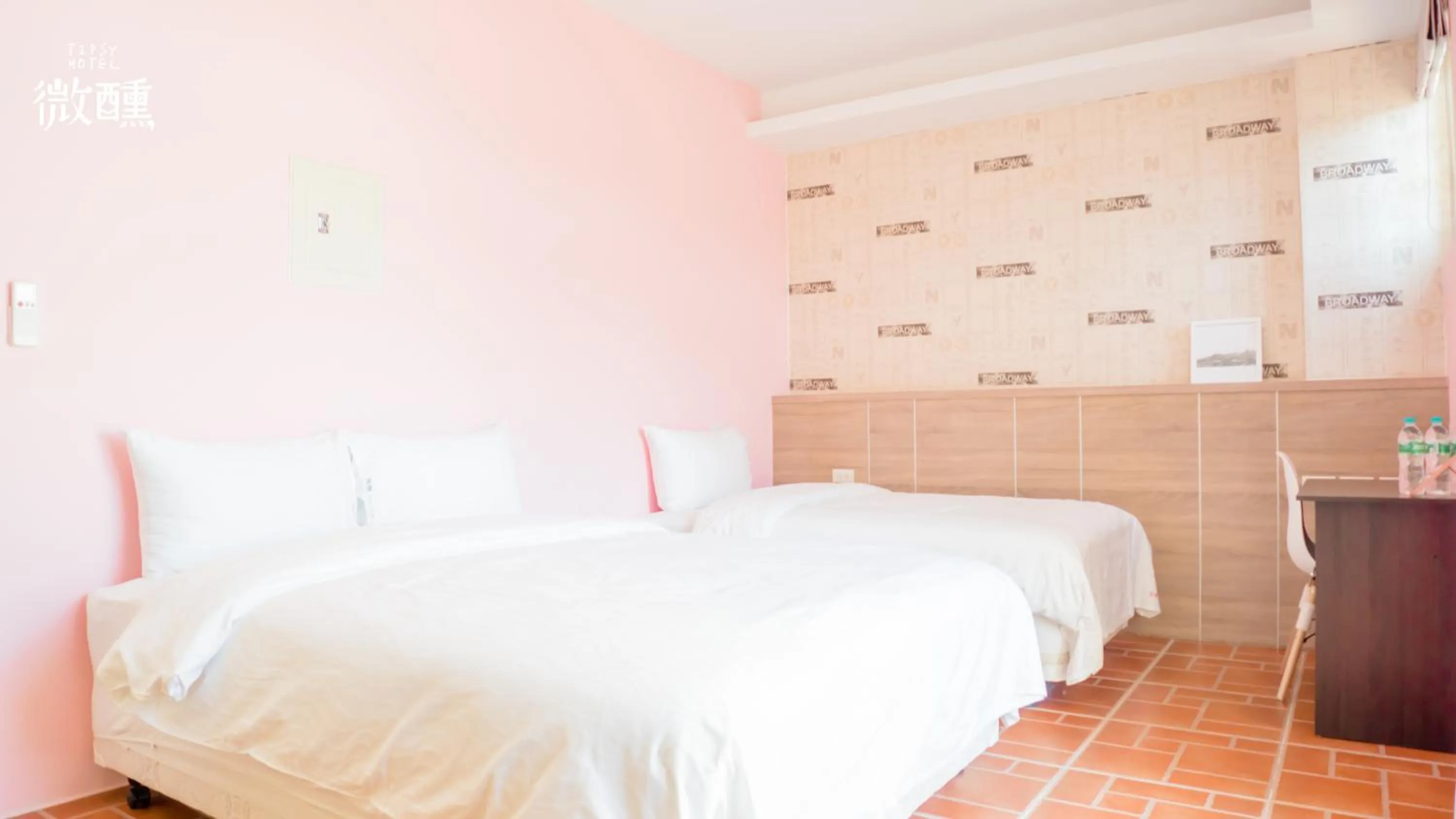 Bed in 金門微醺民宿 Kinmen TipsyHotel B&B