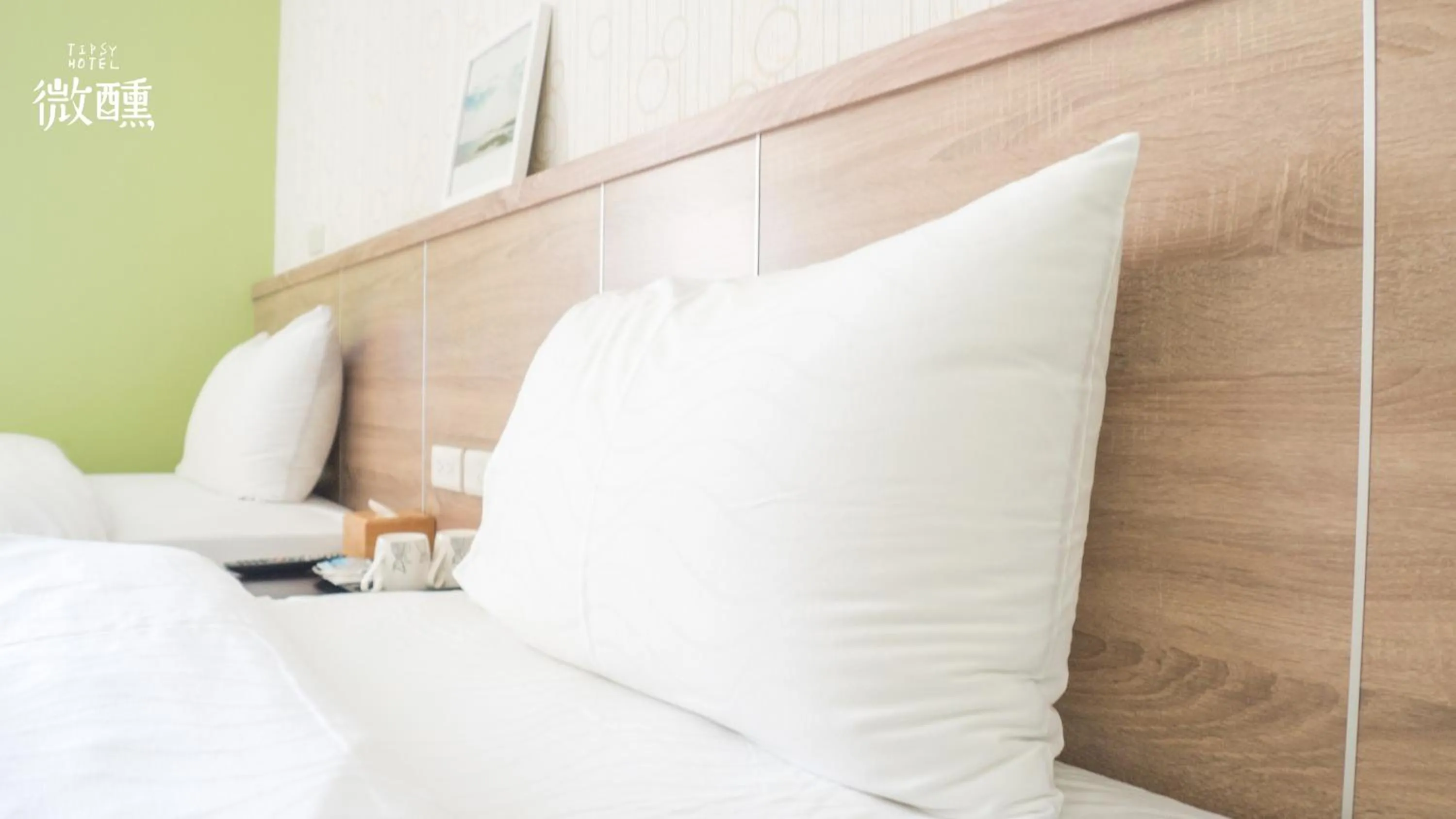 Bed in 金門微醺民宿 Kinmen TipsyHotel B&B