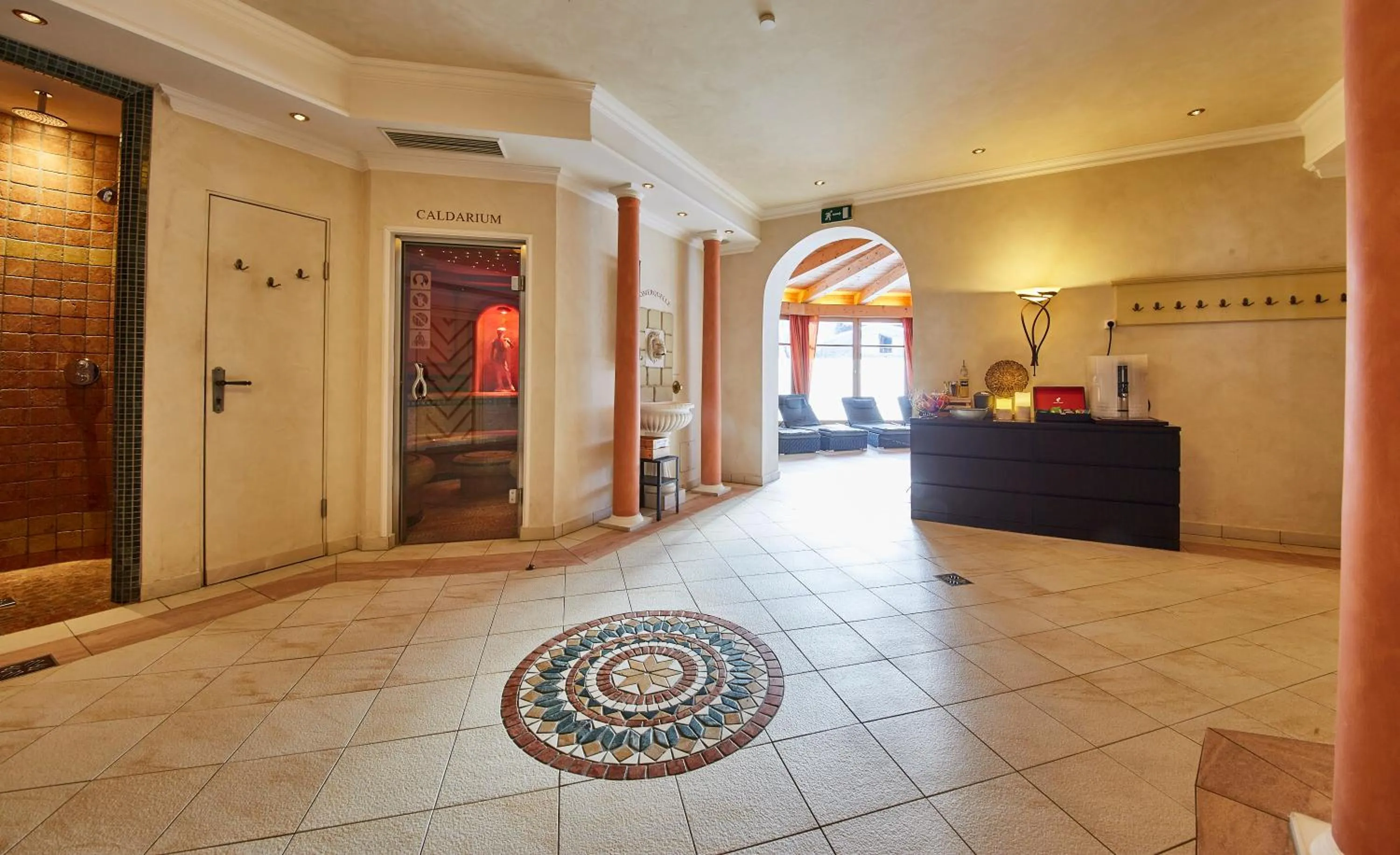 Steam room in Hotel Römerhof