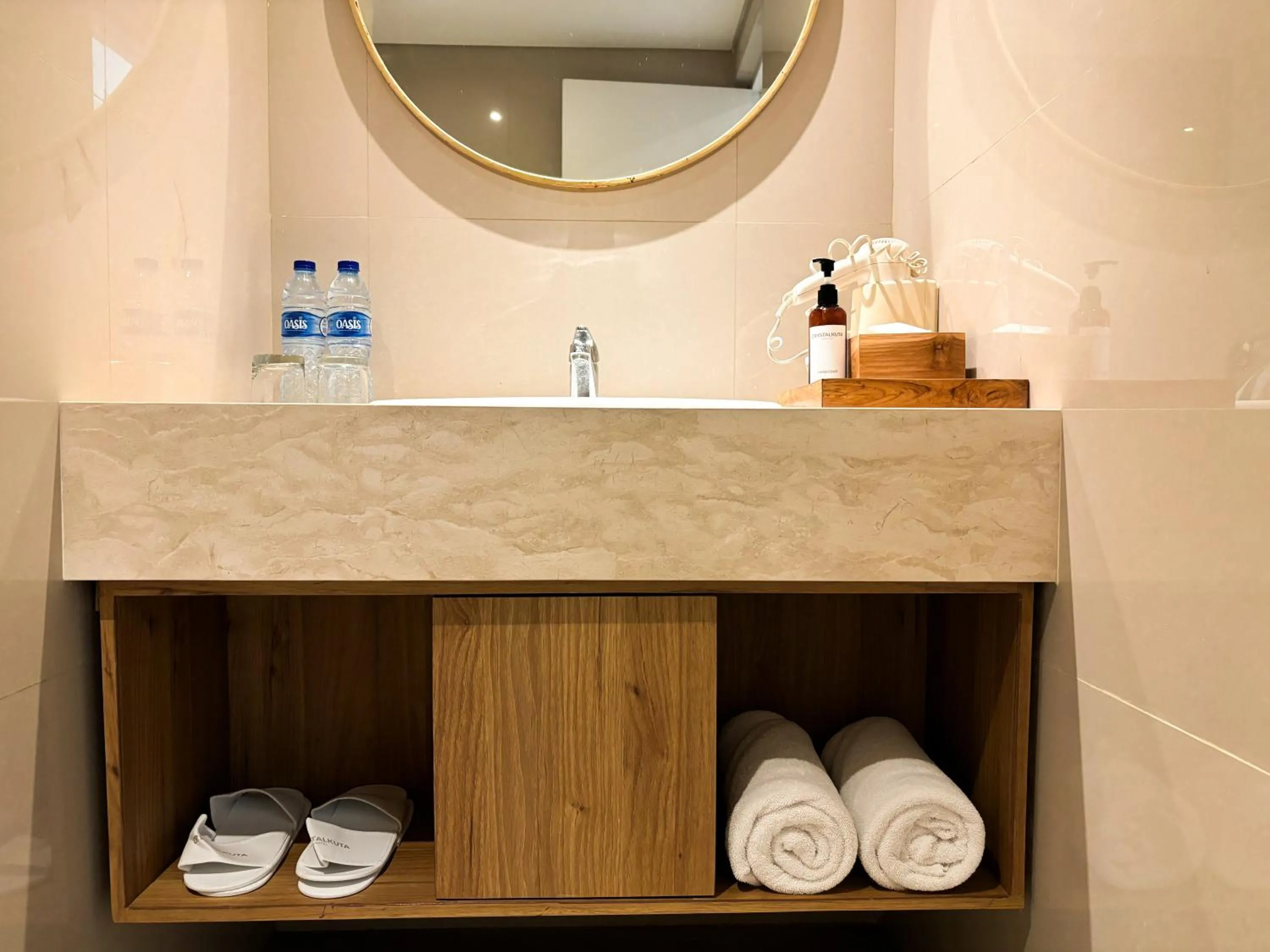 Bathroom in Crystalkuta Hotel - Bali