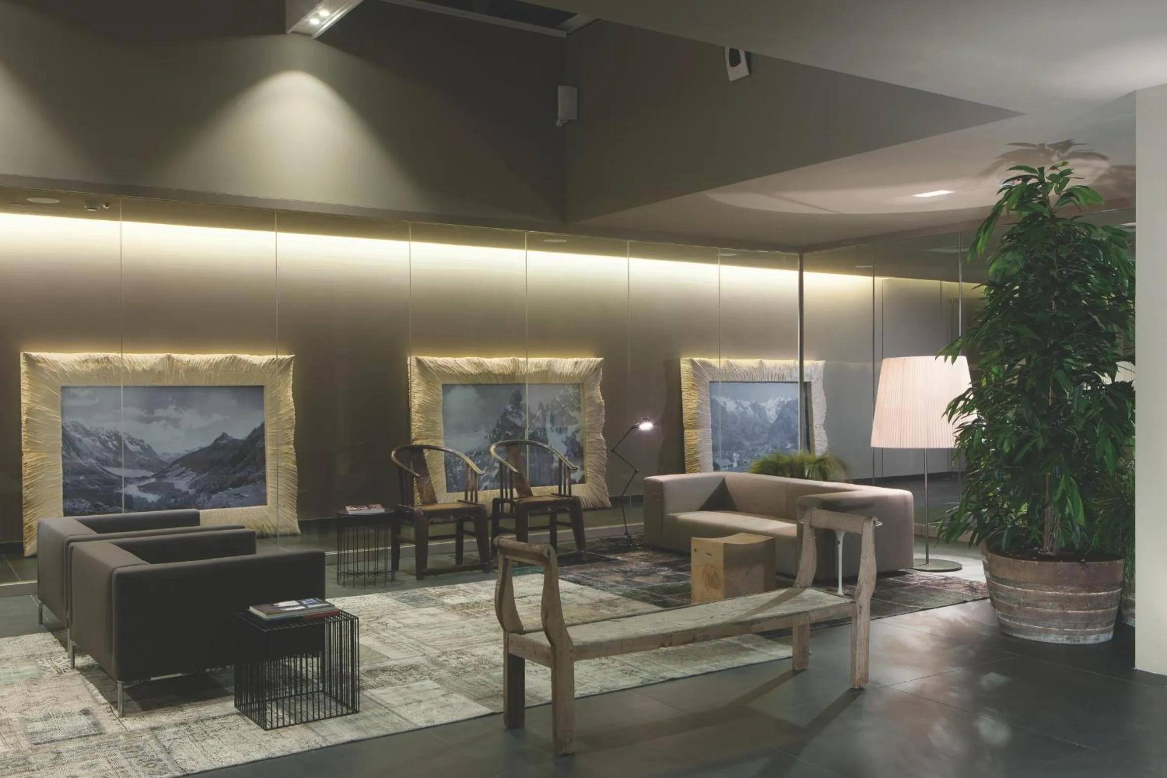 Lobby or reception in Parc Hotel Billia