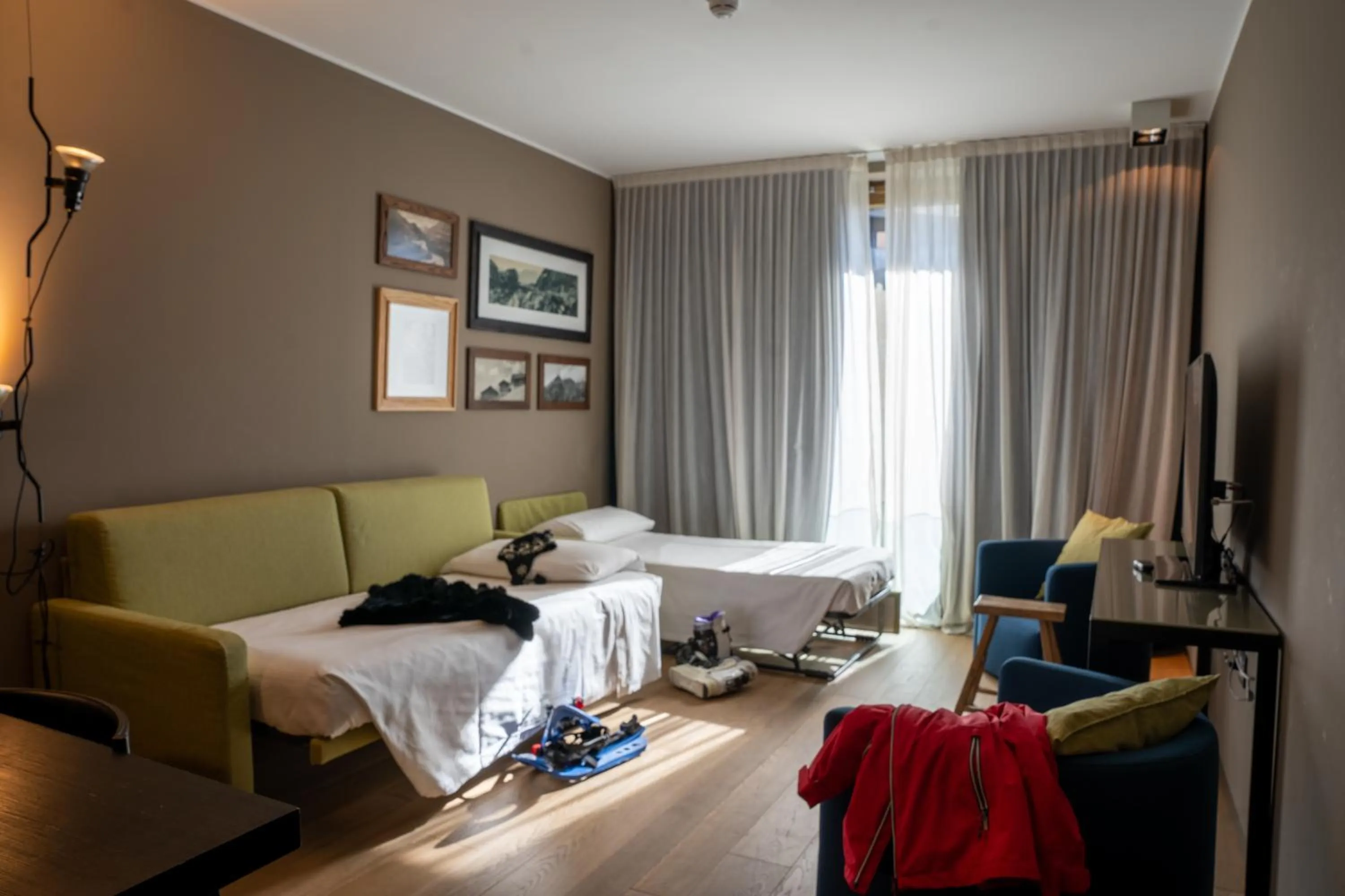 Property building, Bed in Parc Hotel Billia