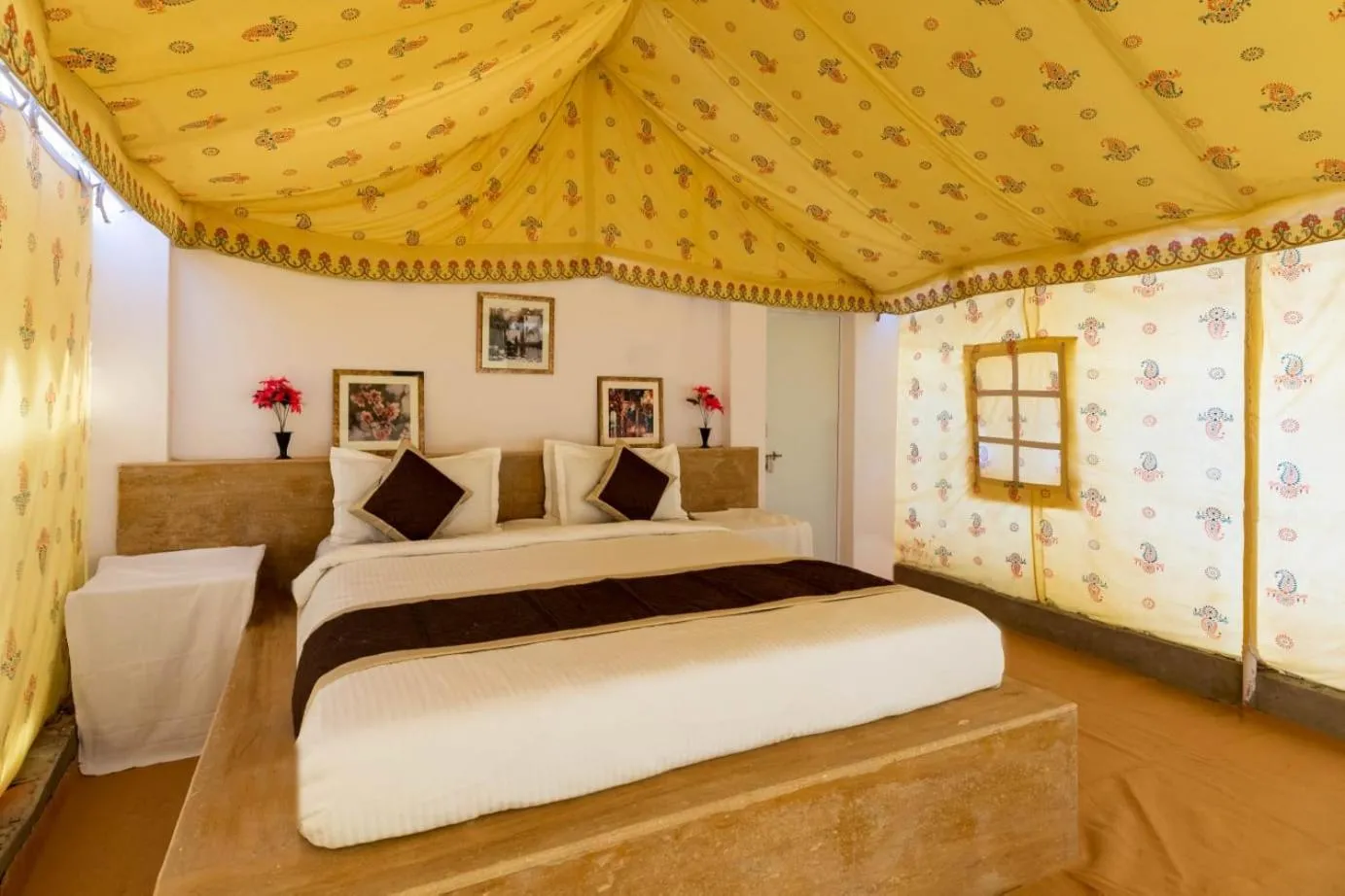 Bedroom in Royal Jaisalmer Resort with Swimming Pool