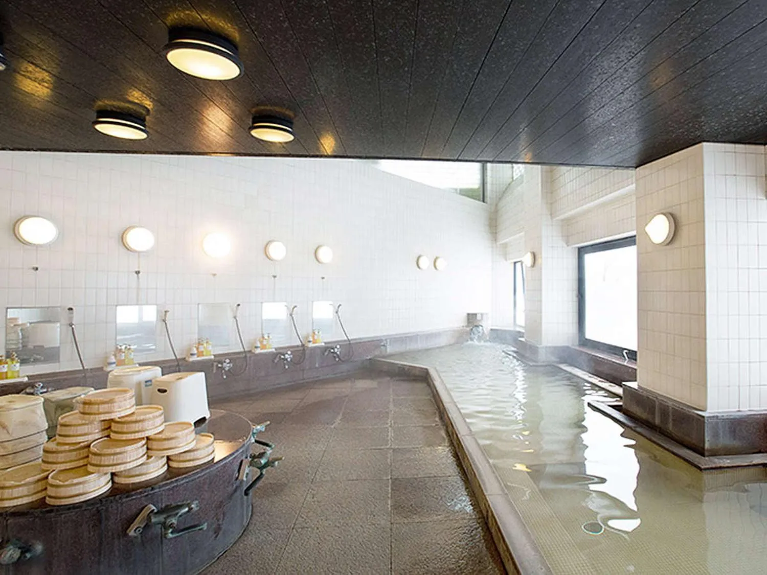 Hot Spring Bath in New Greenpia Tsunan