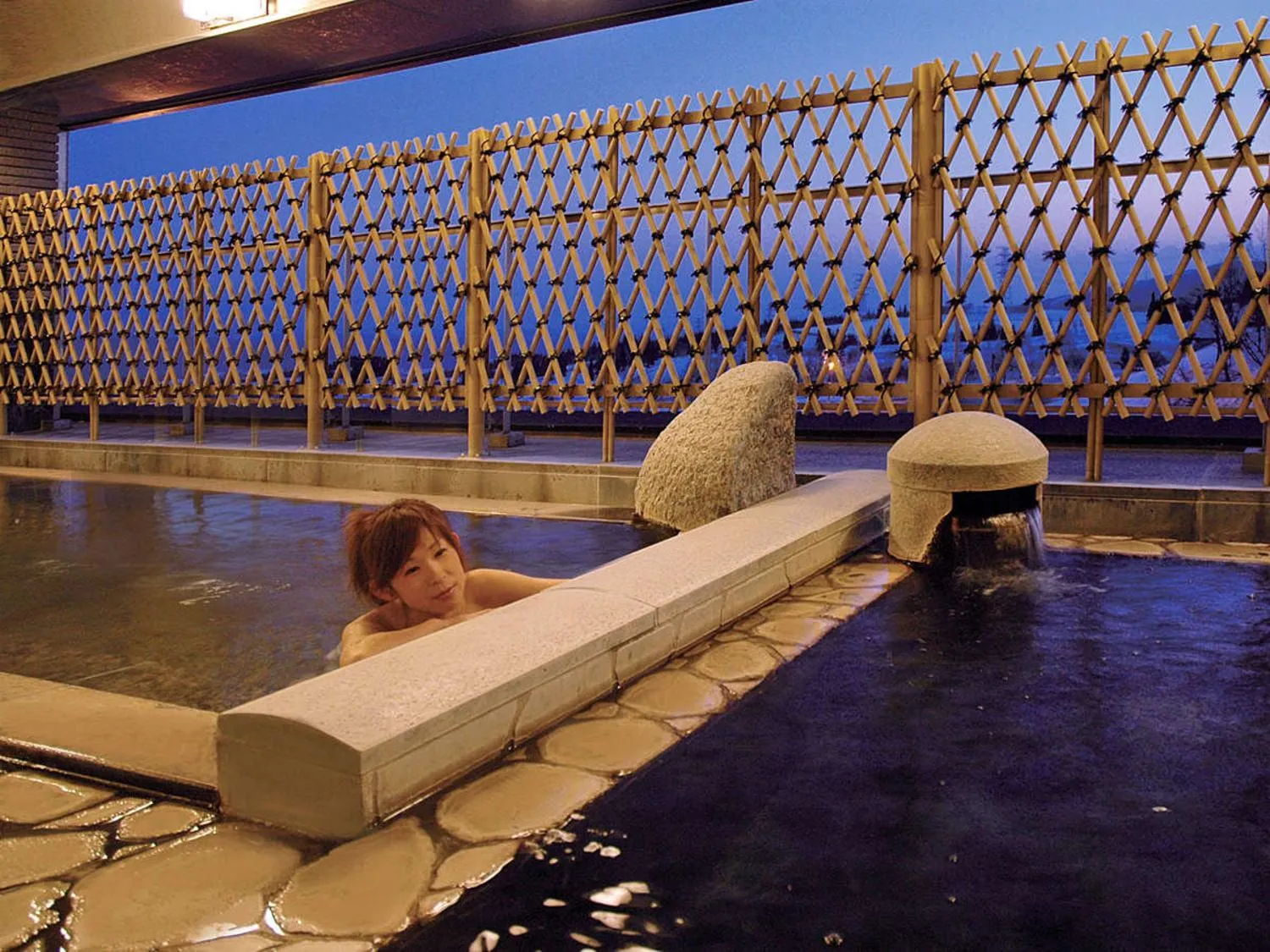 Hot Spring Bath in New Greenpia Tsunan