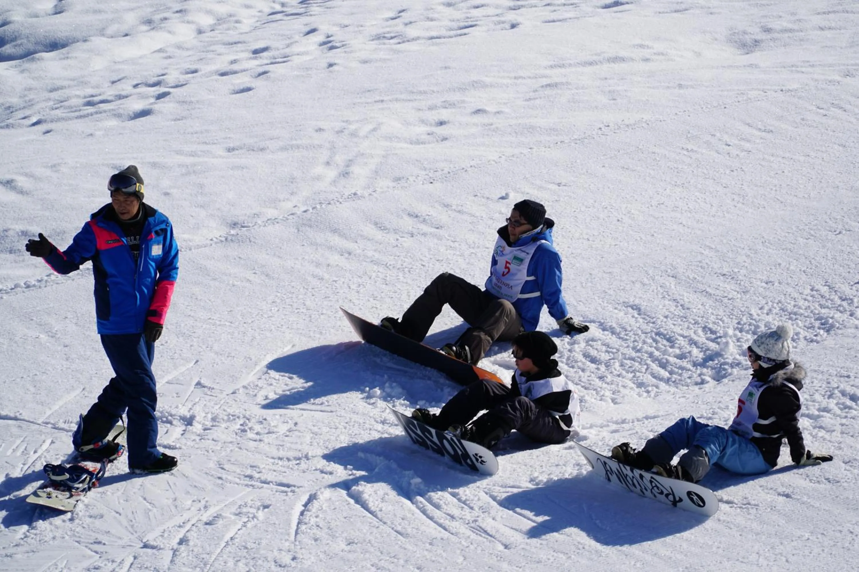 Skiing in New Greenpia Tsunan