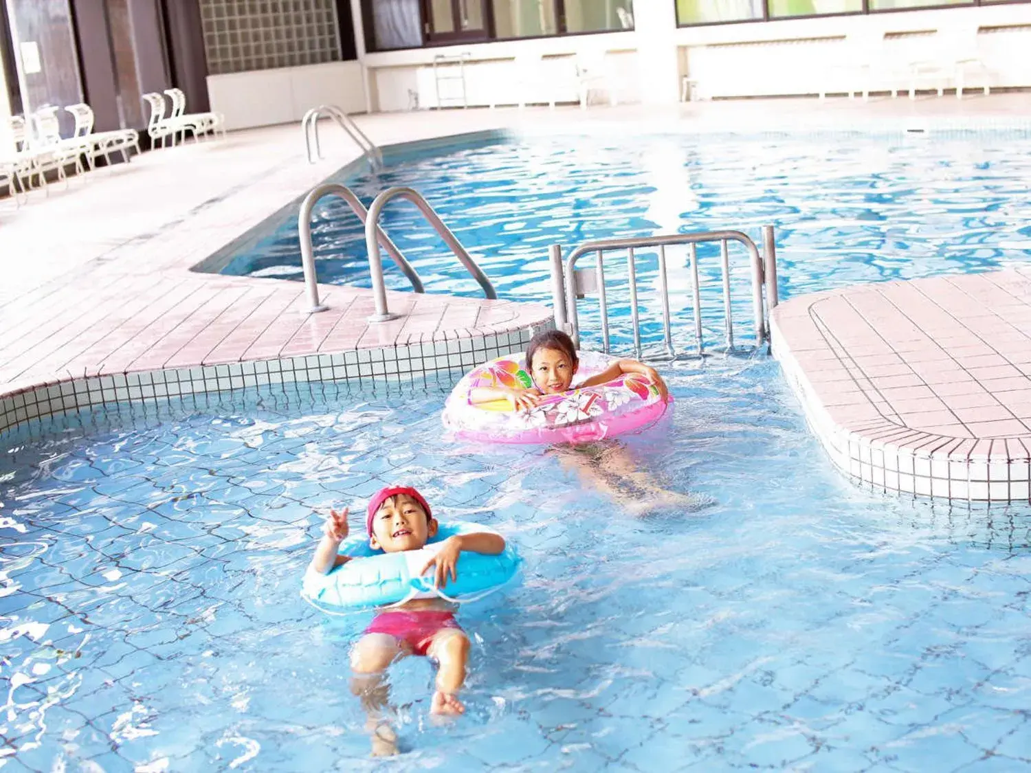 Swimming pool in New Greenpia Tsunan Swimming pool in New Greenpia Tsunan