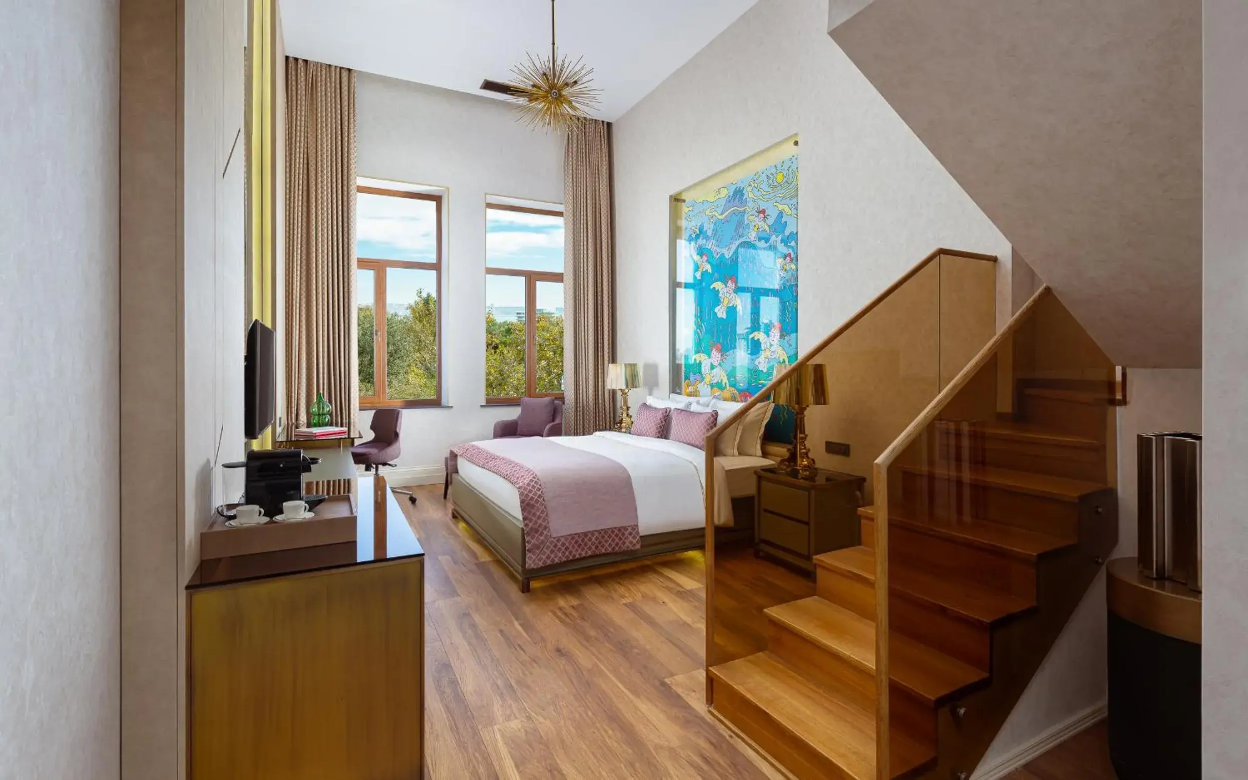 Loft King with Balcony Room in ART Gallery Hotel Loft King with Balcony Room in ART Gallery Hotel