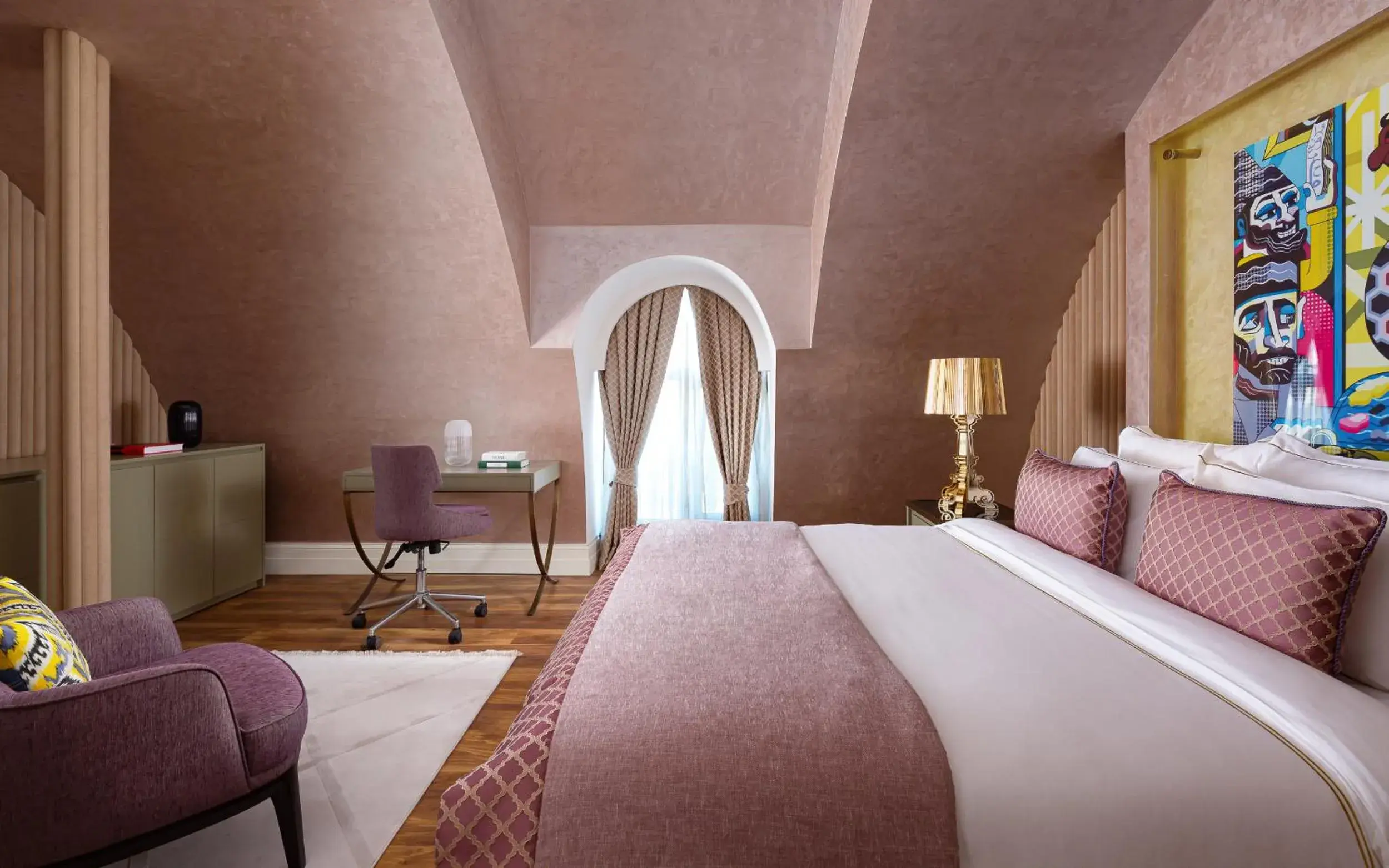 Bed in ART Gallery Hotel Bed in ART Gallery Hotel