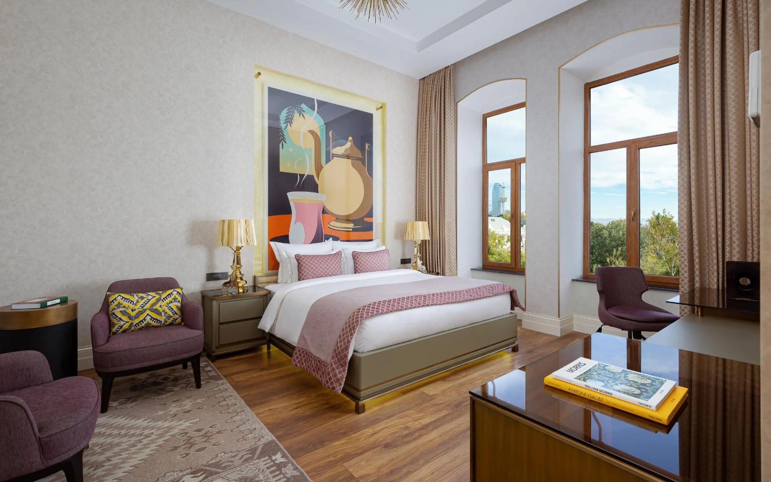 Bedroom, Bed in ART Gallery Hotel