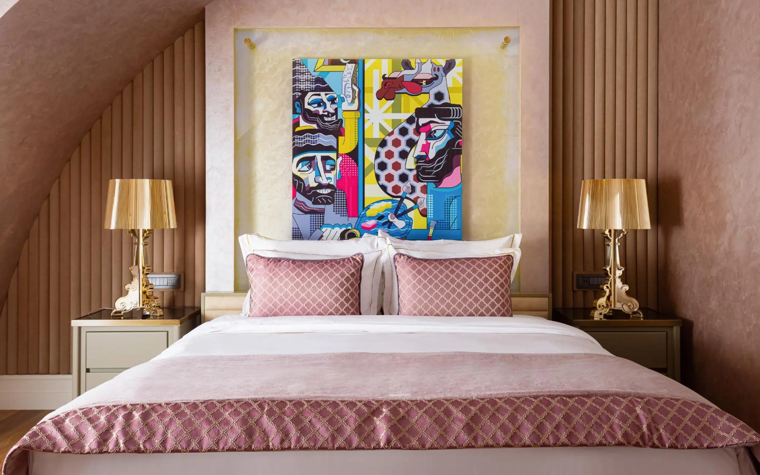 Bedroom, Bed in ART Gallery Hotel