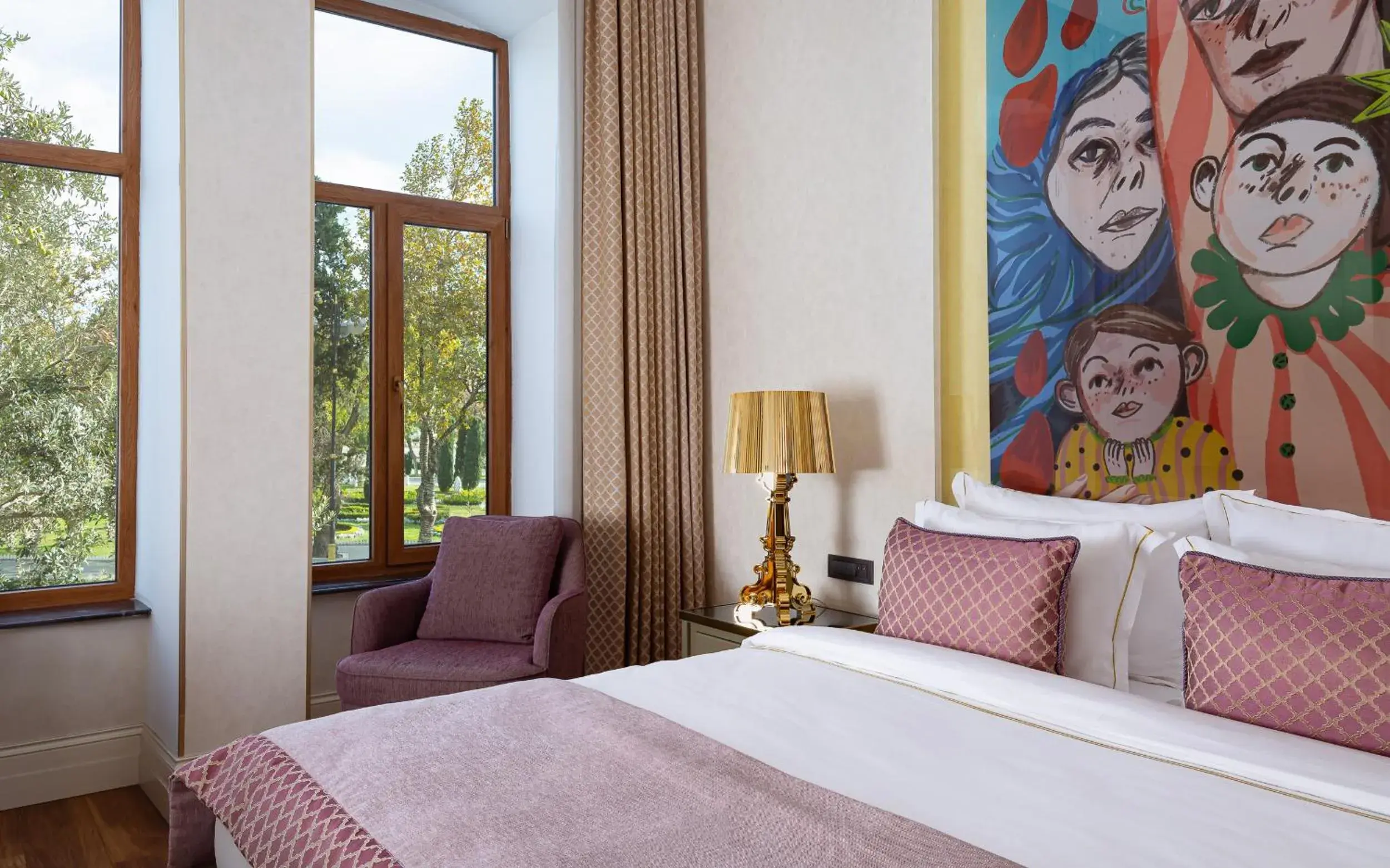 Bed in ART Gallery Hotel Bed in ART Gallery Hotel