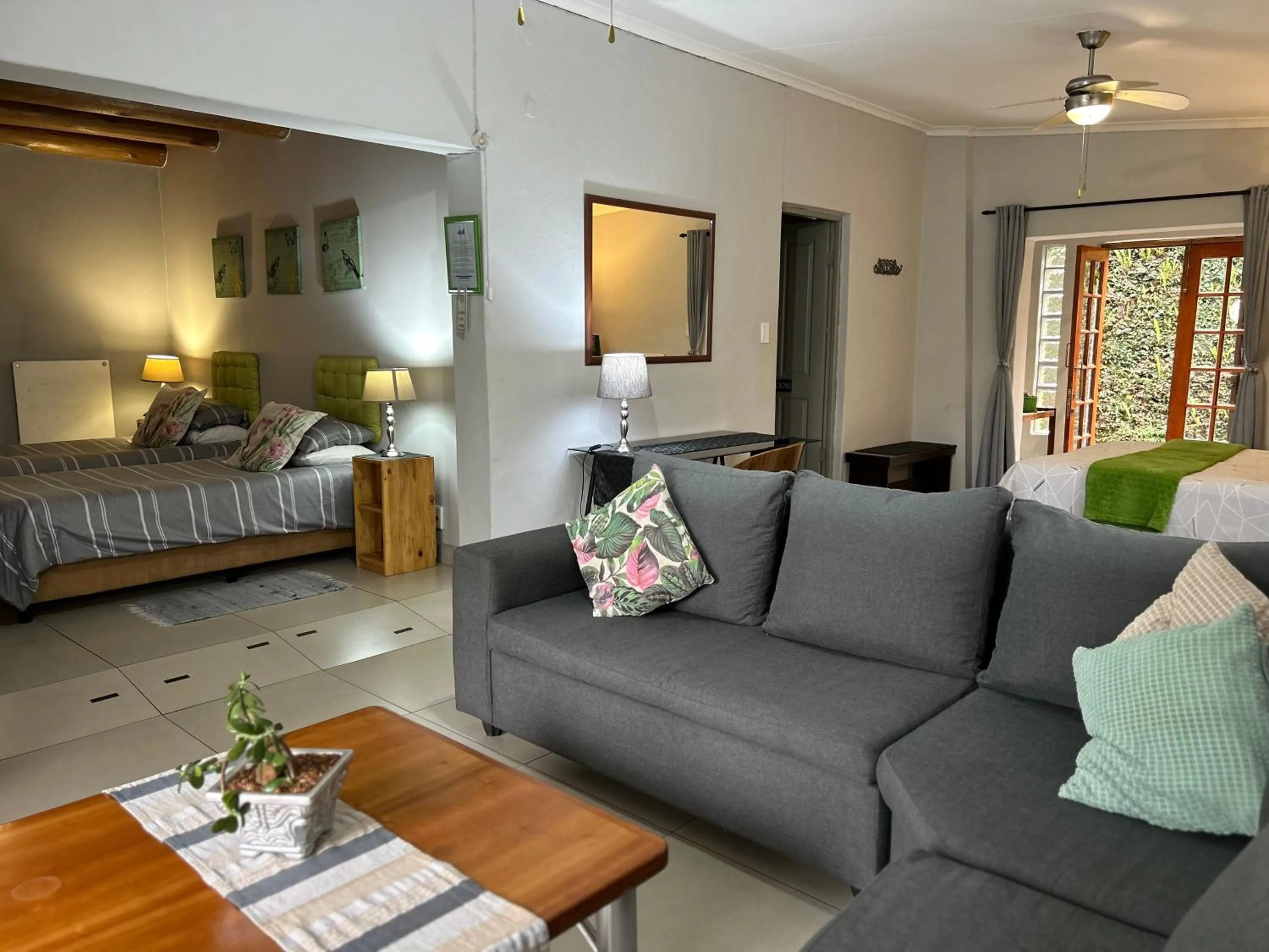 Bed in Sabie Self Catering Apartments