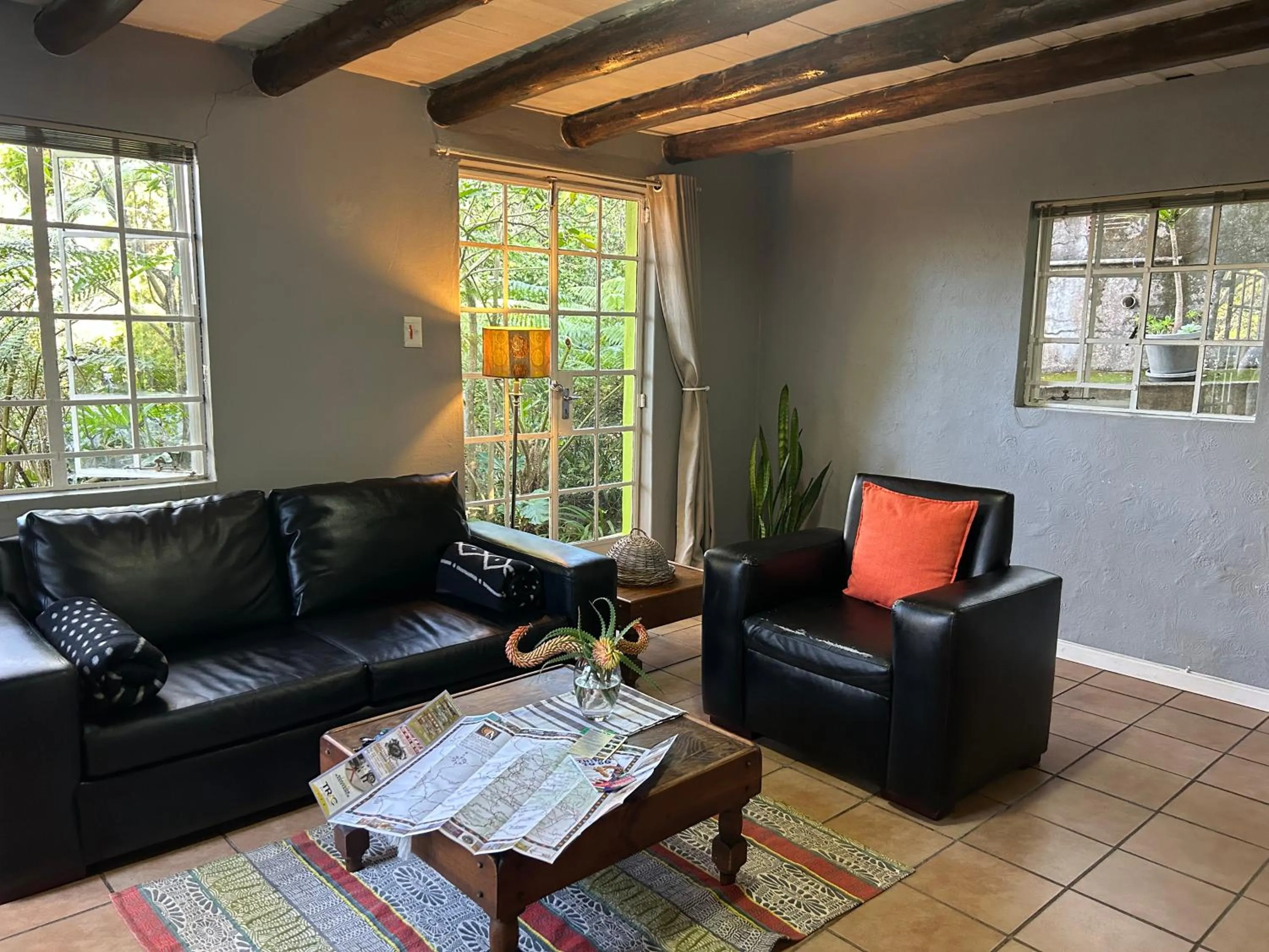 Living room in Sabie Self Catering Apartments
