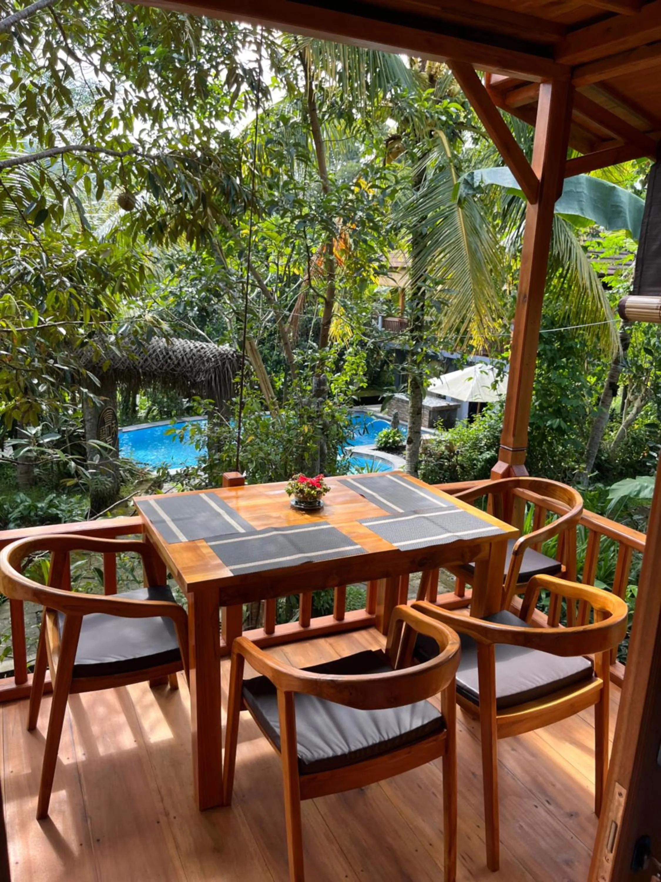 Dining area in Khrisna Hs and Cottages