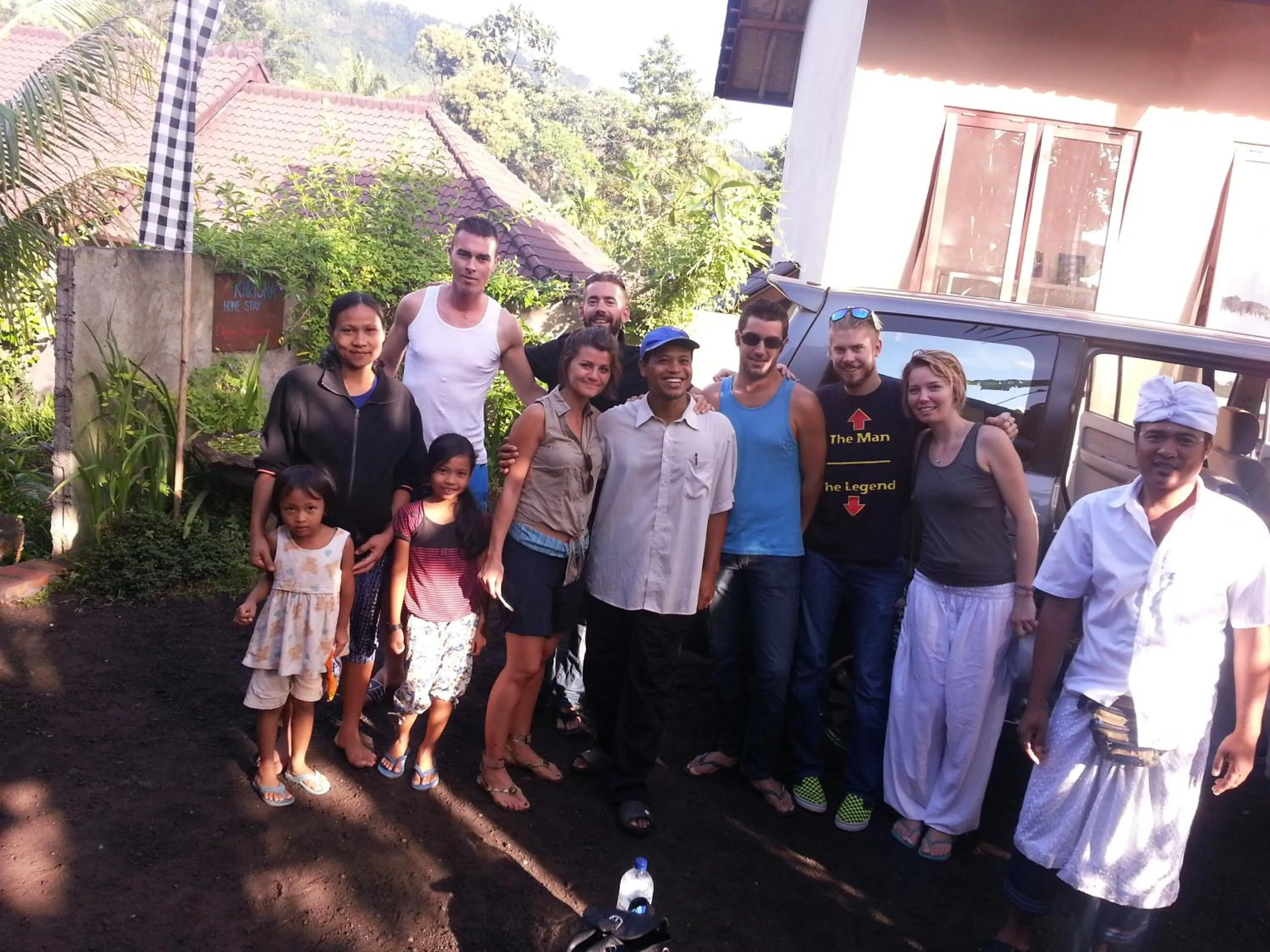 group of guests in Khrisna Hs and Cottages