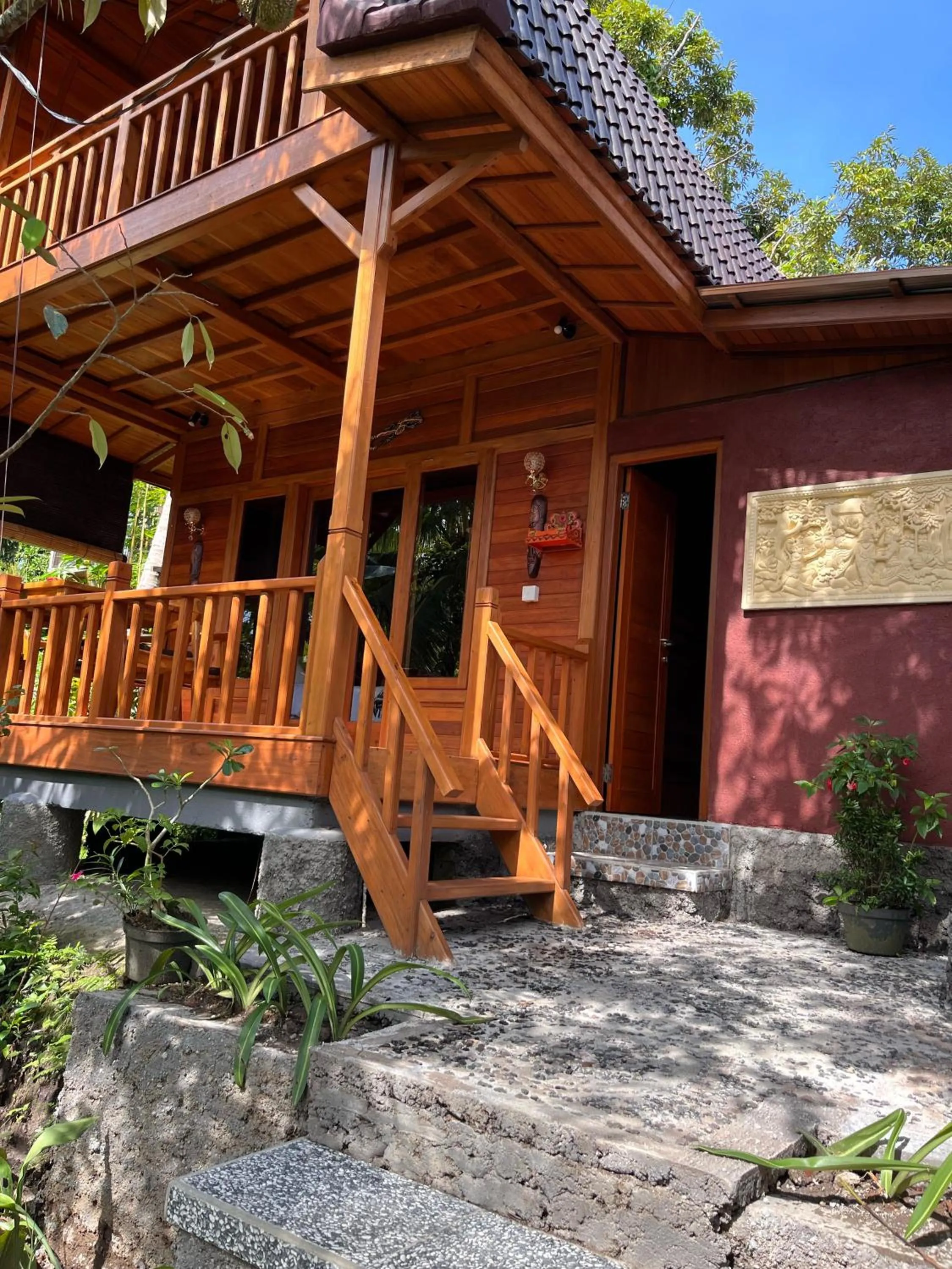 Garden view in Khrisna Hs and Cottages