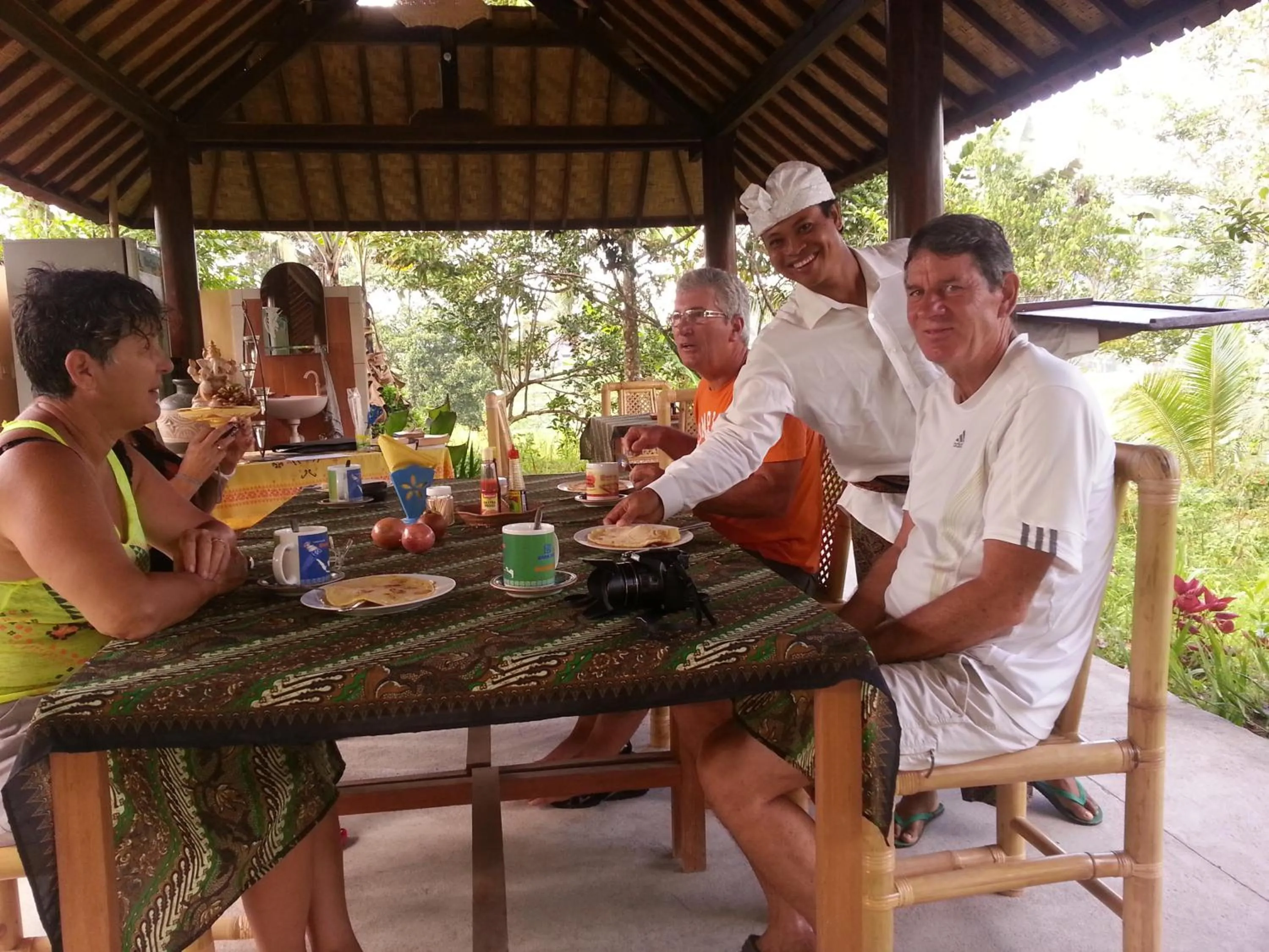 group of guests in Khrisna Hs and Cottages