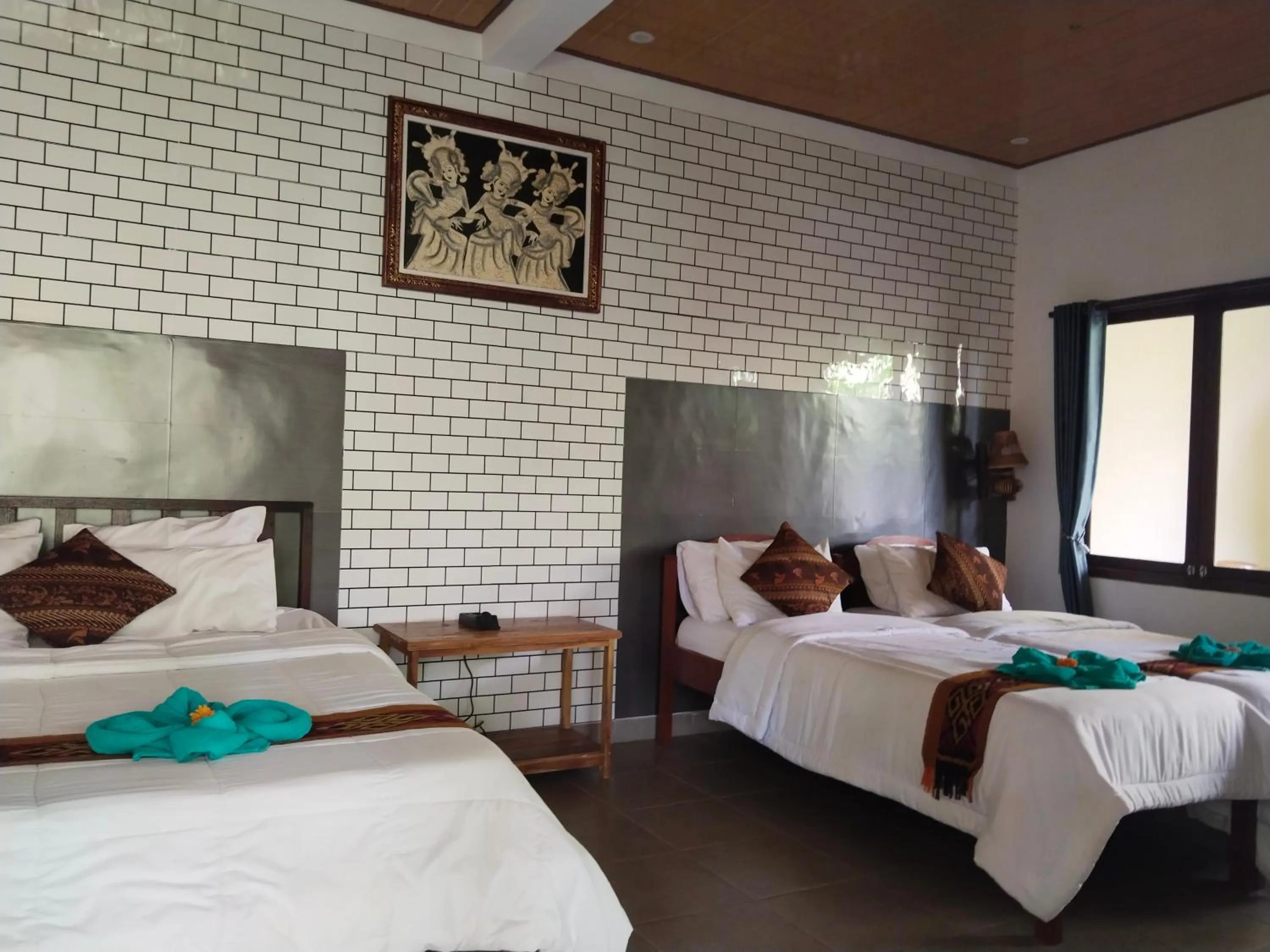 Inner courtyard view, Bed in Khrisna Hs and Cottages