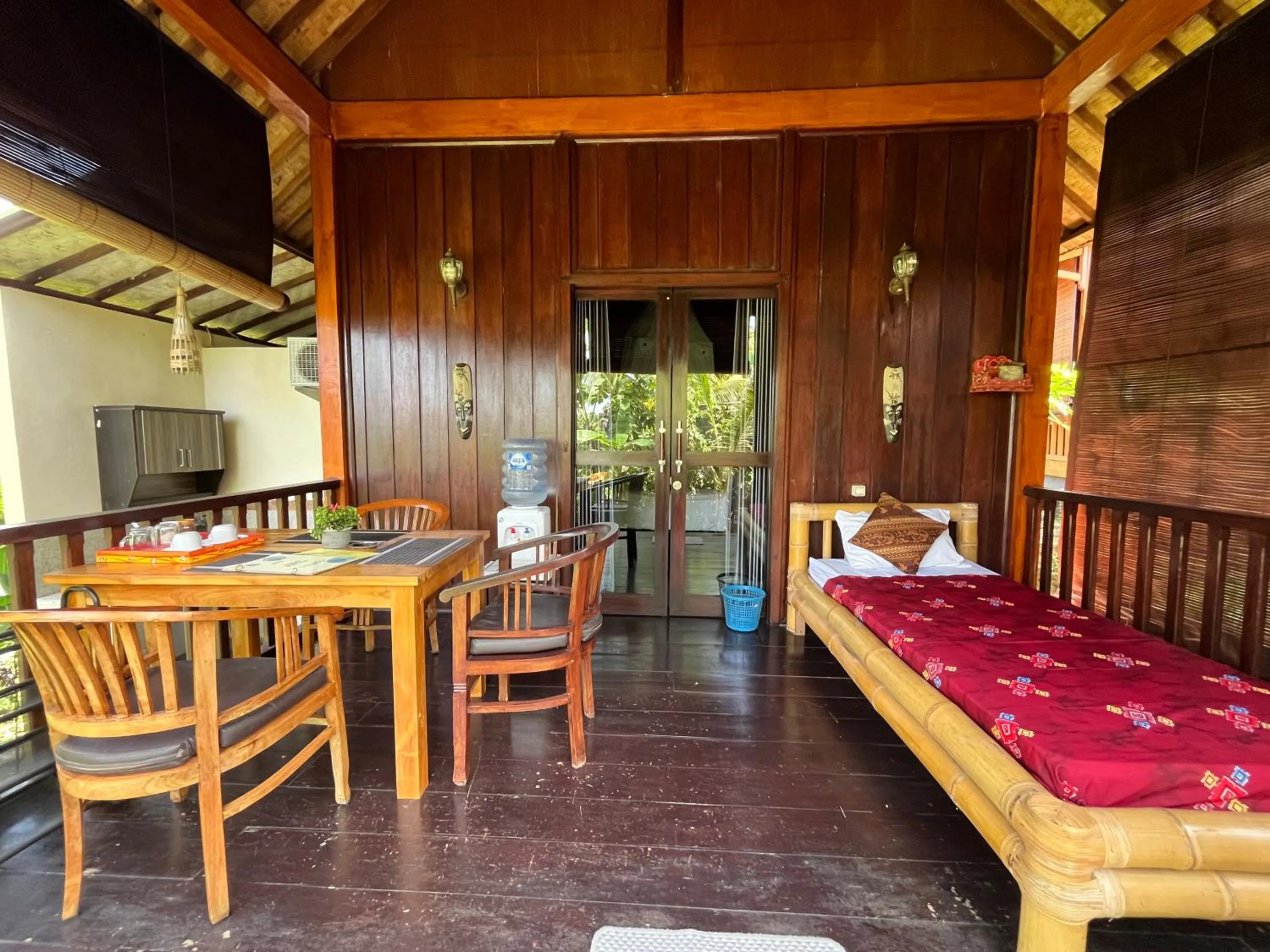 Bed in Khrisna Hs and Cottages