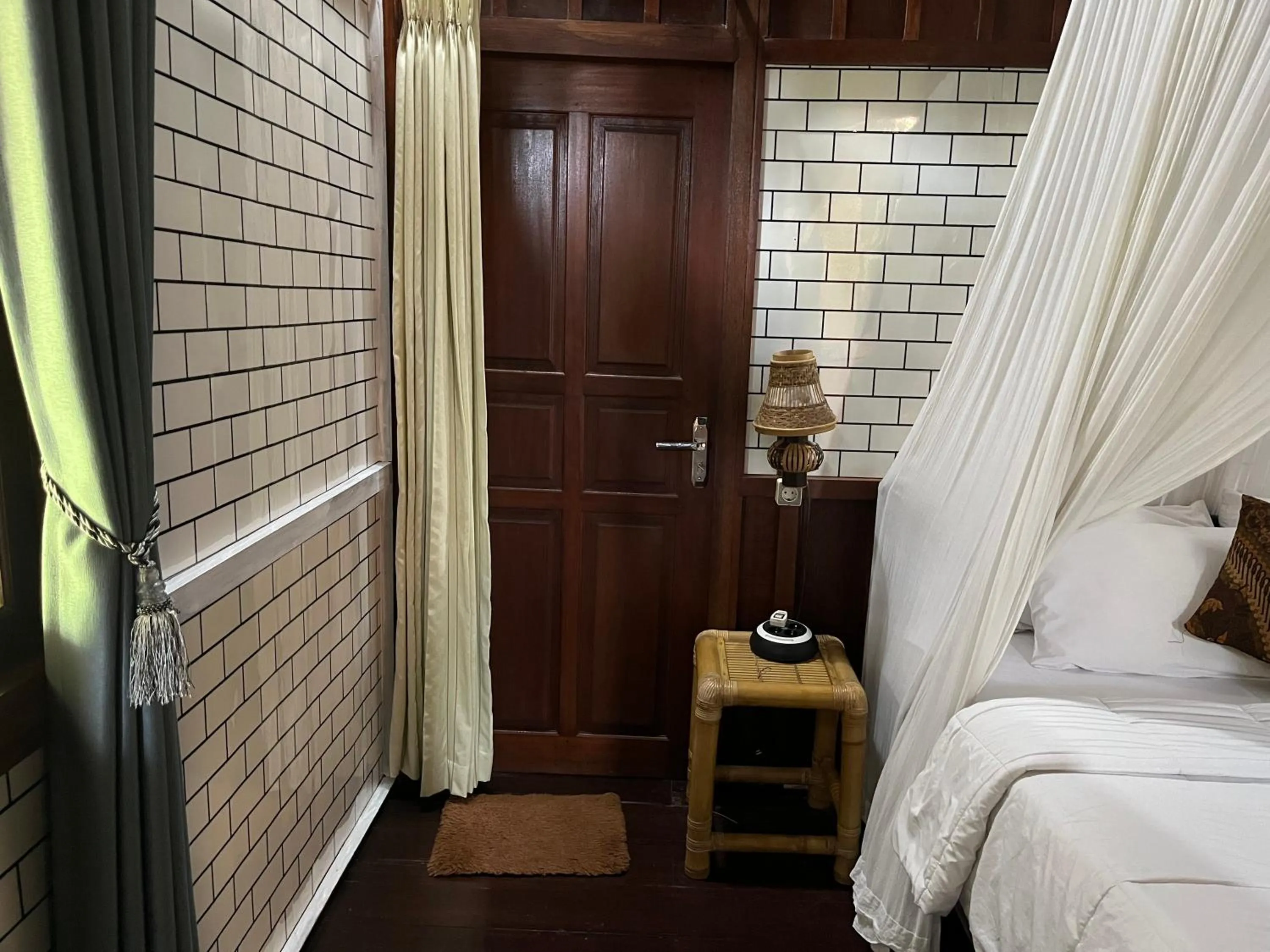 Bed in Khrisna Hs and Cottages