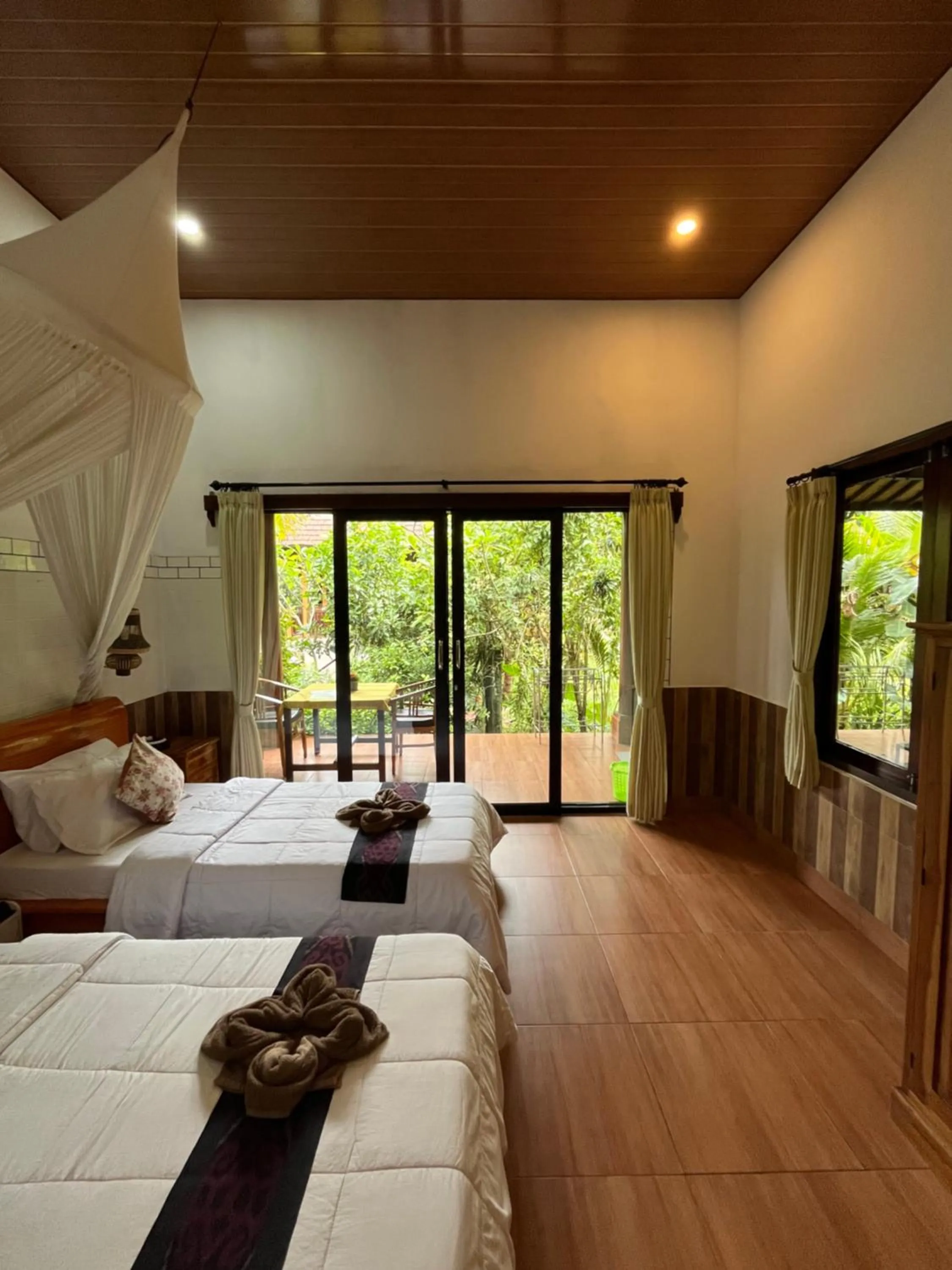 Bed in Khrisna Hs and Cottages