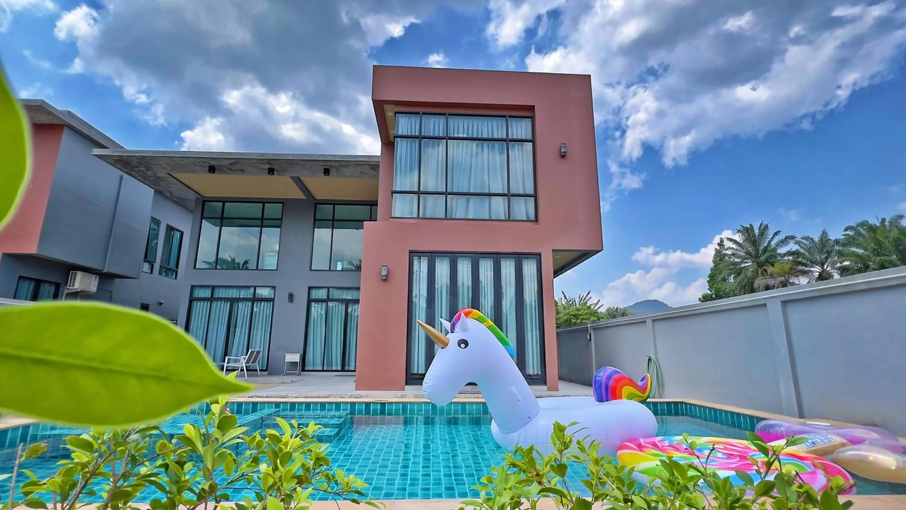 Pool view in Aonang nine poolvilla