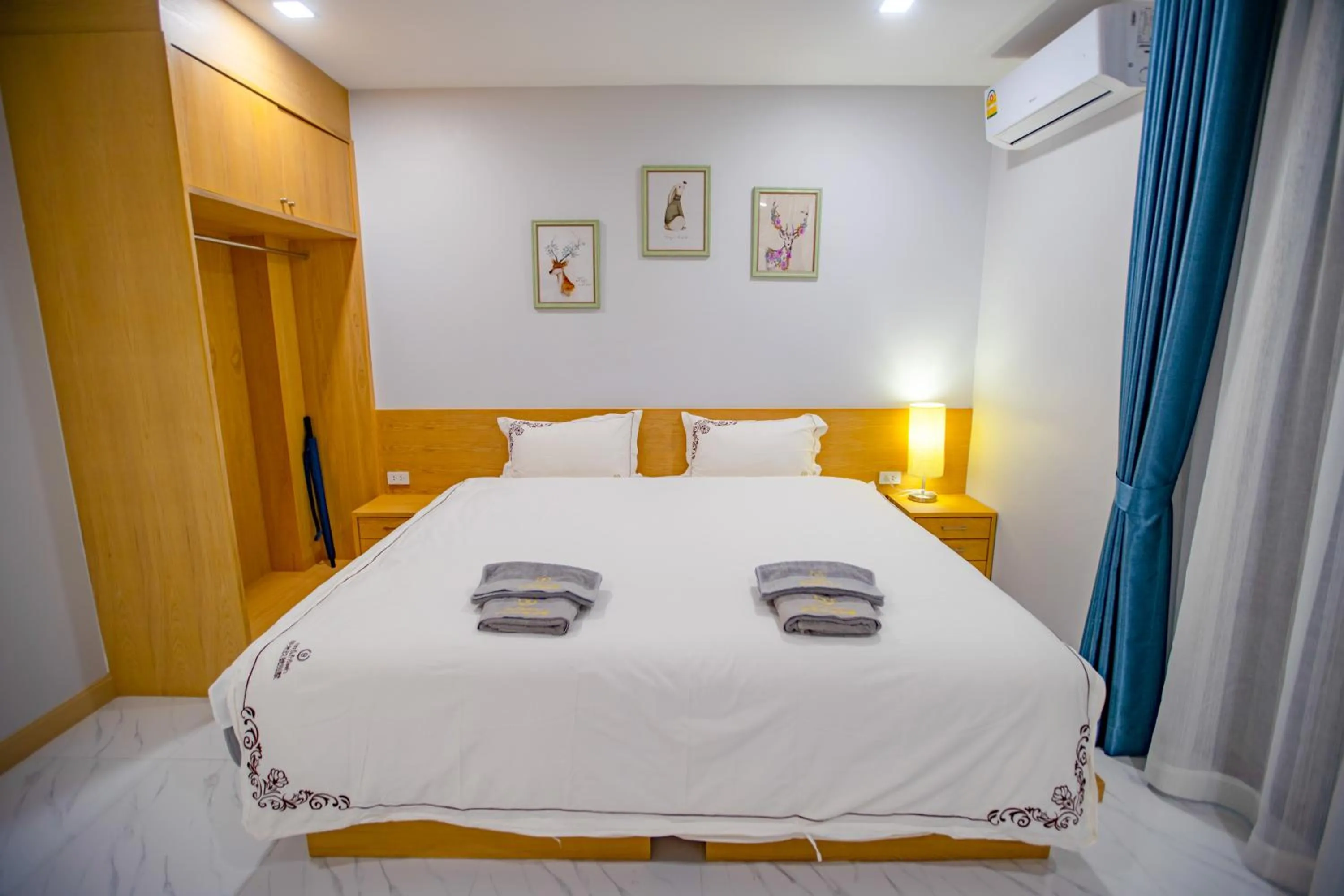 Bed in Aonang nine poolvilla