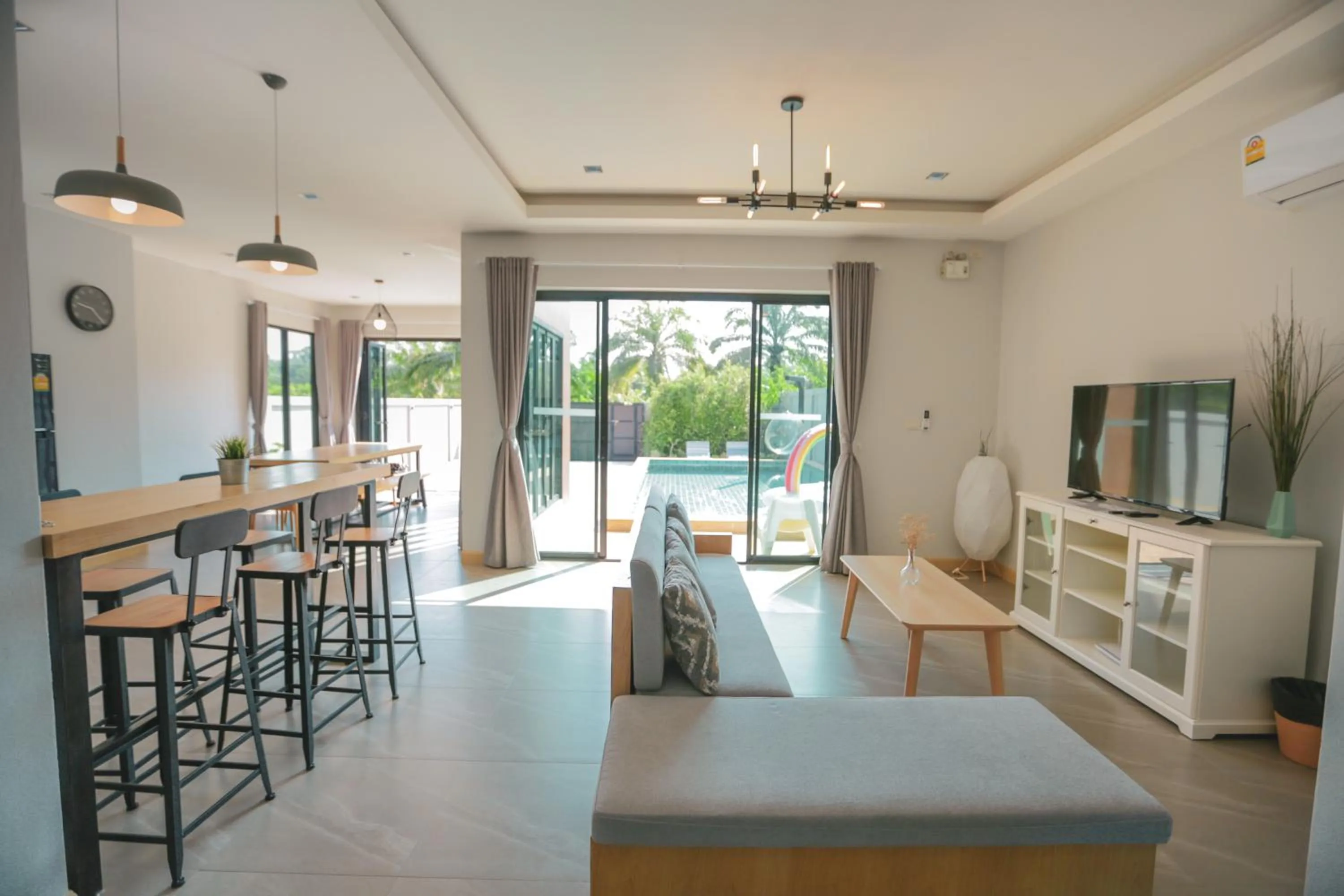 Living room in Aonang nine poolvilla