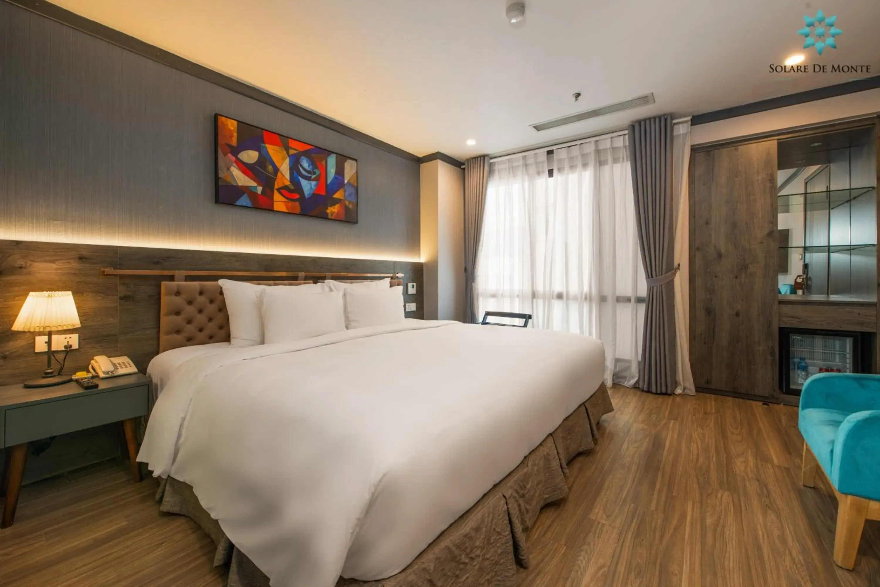 Bed in Solare De Monte Hotel & Spa Bed in Solare De Monte Hotel & Spa