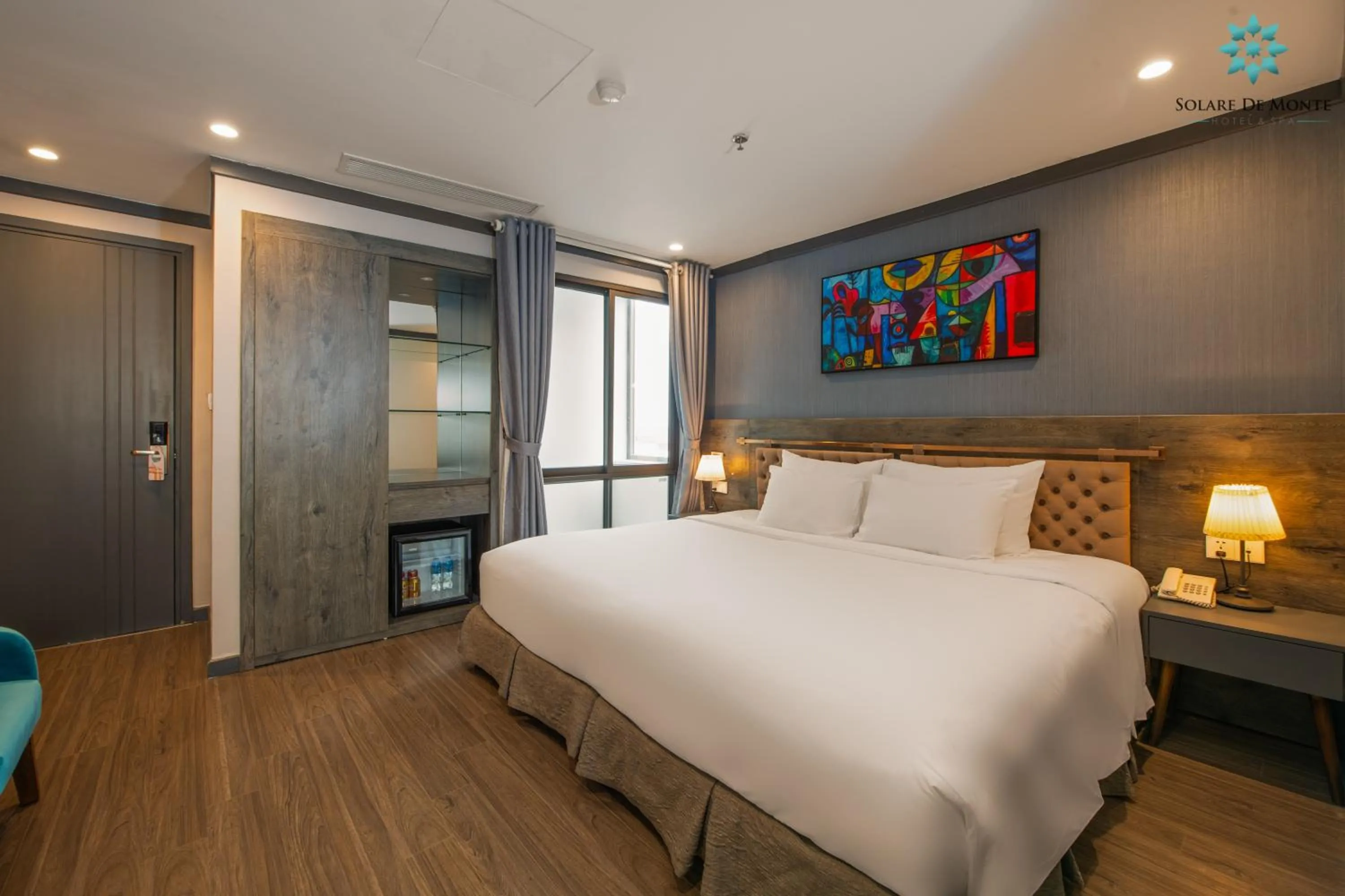 Bed in Solare De Monte Hotel & Spa