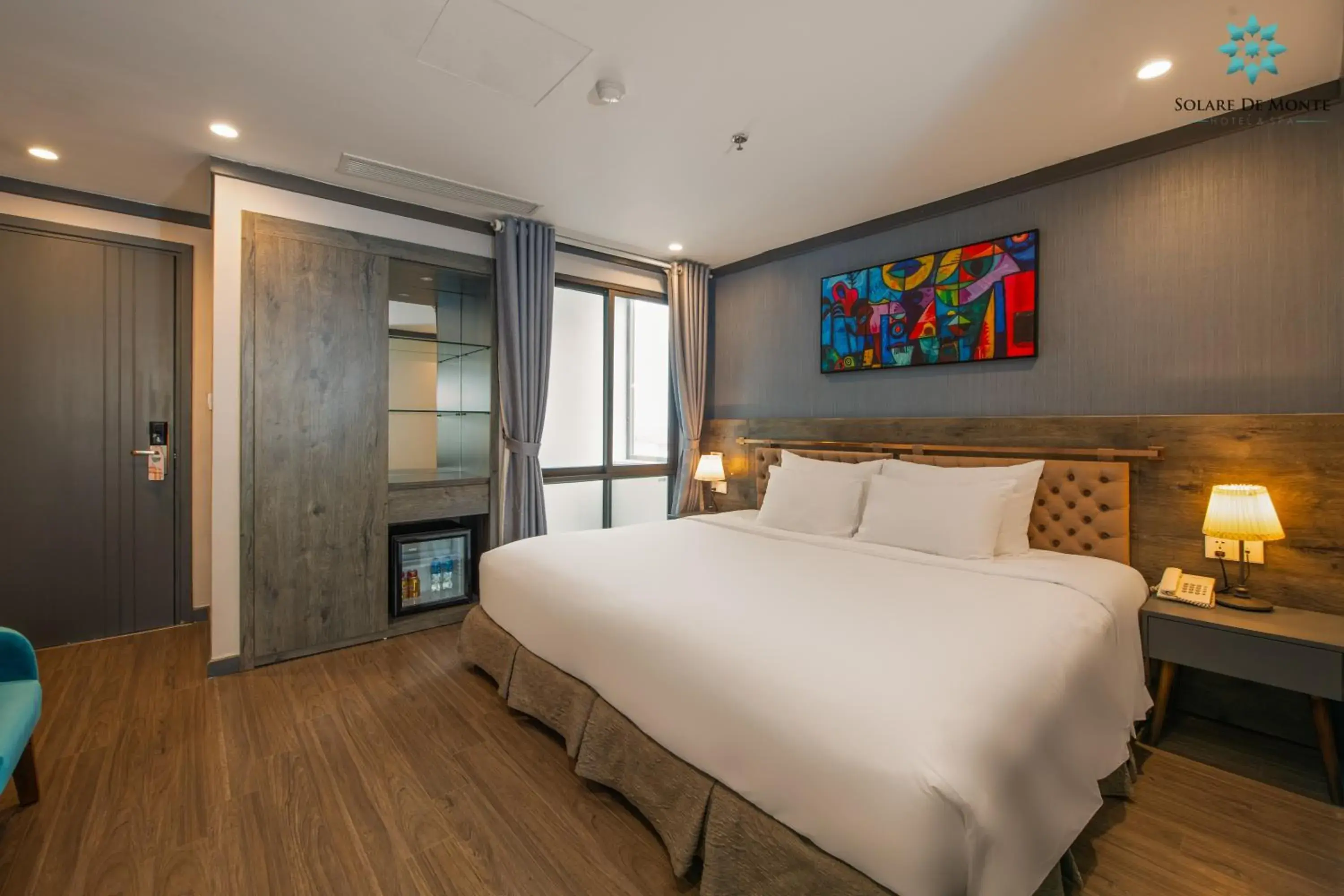 Bed in Solare De Monte Hotel & Spa Bed in Solare De Monte Hotel & Spa