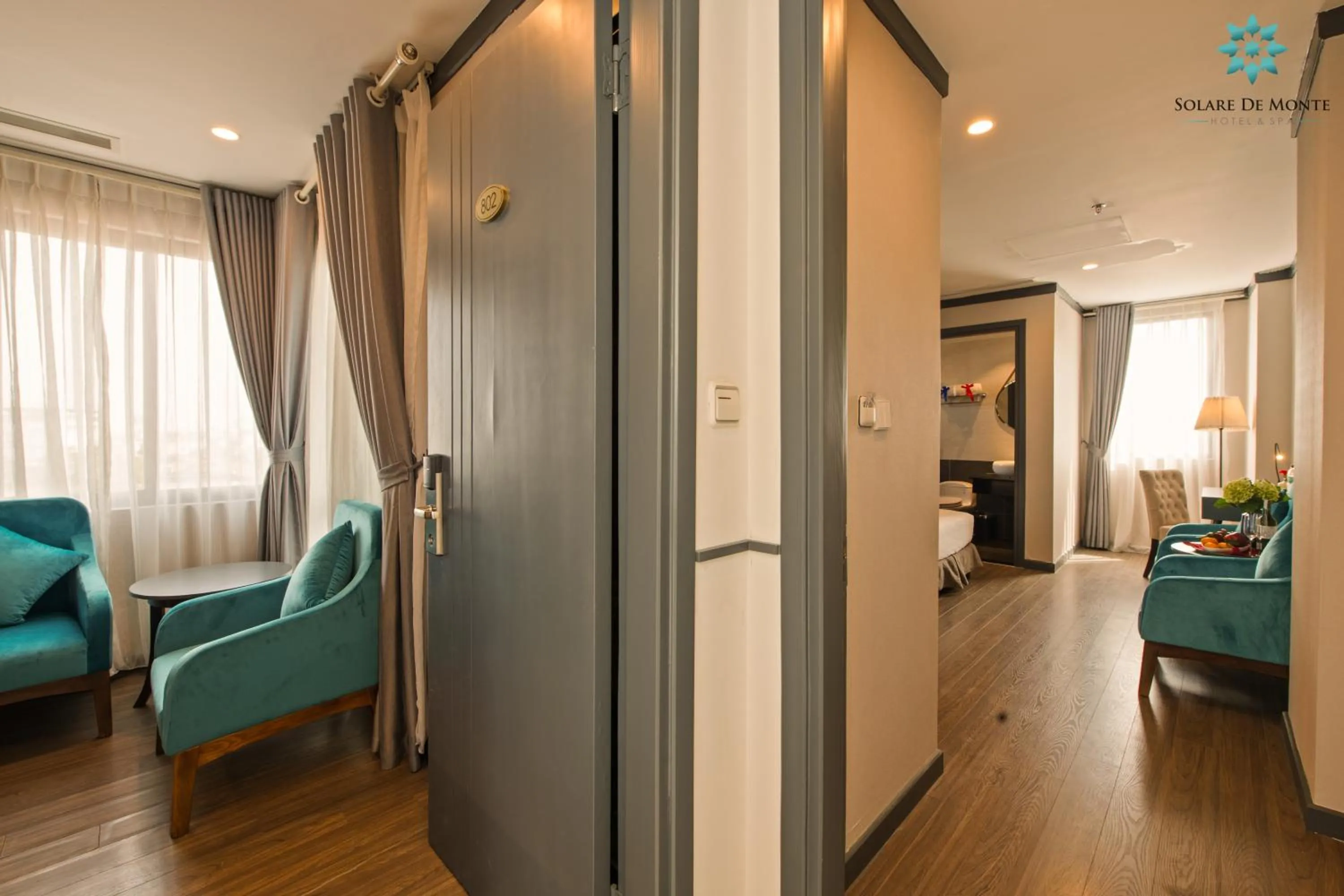 Bed in Solare De Monte Hotel & Spa