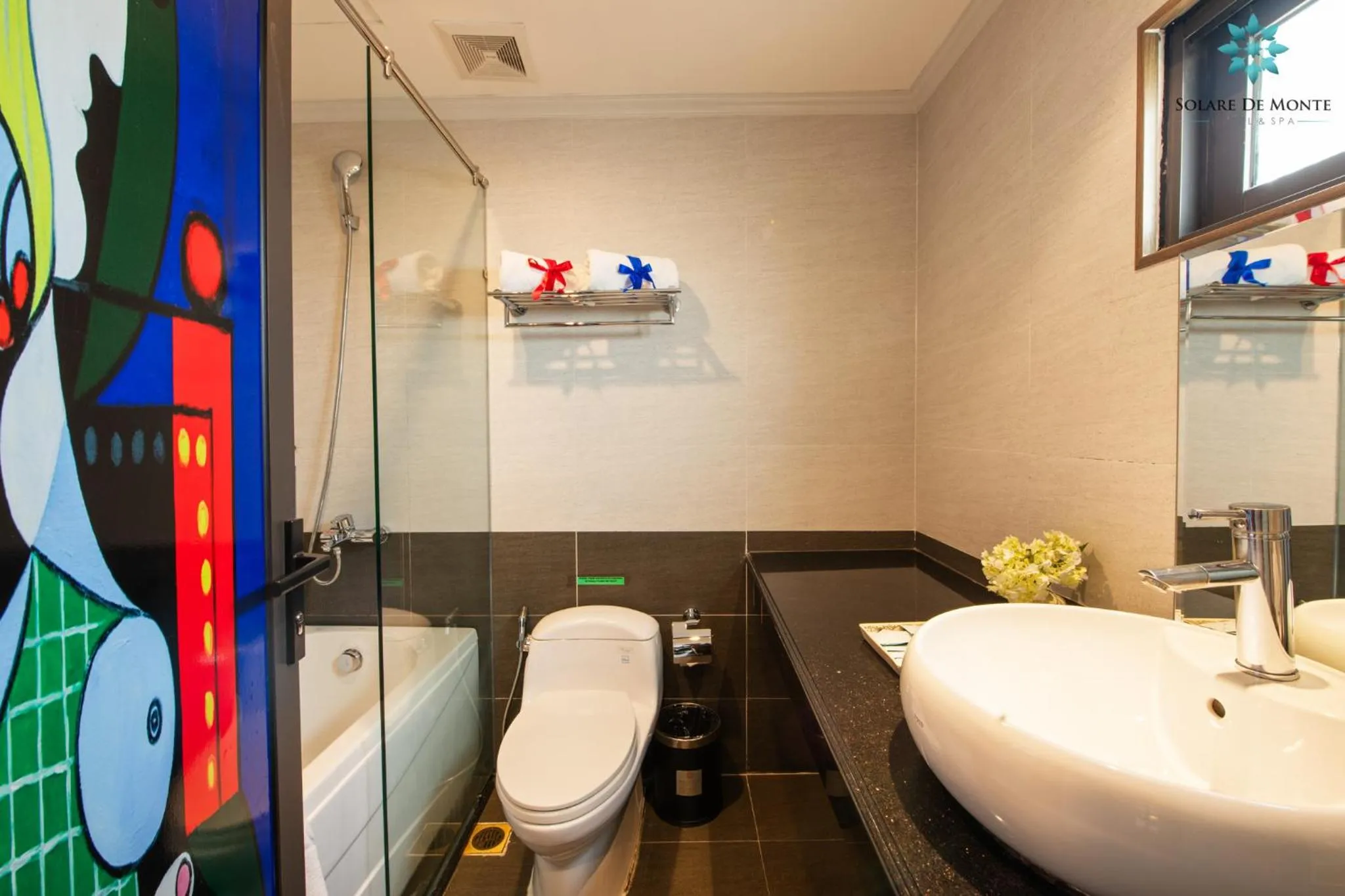 Toilet in Solare De Monte Hotel & Spa