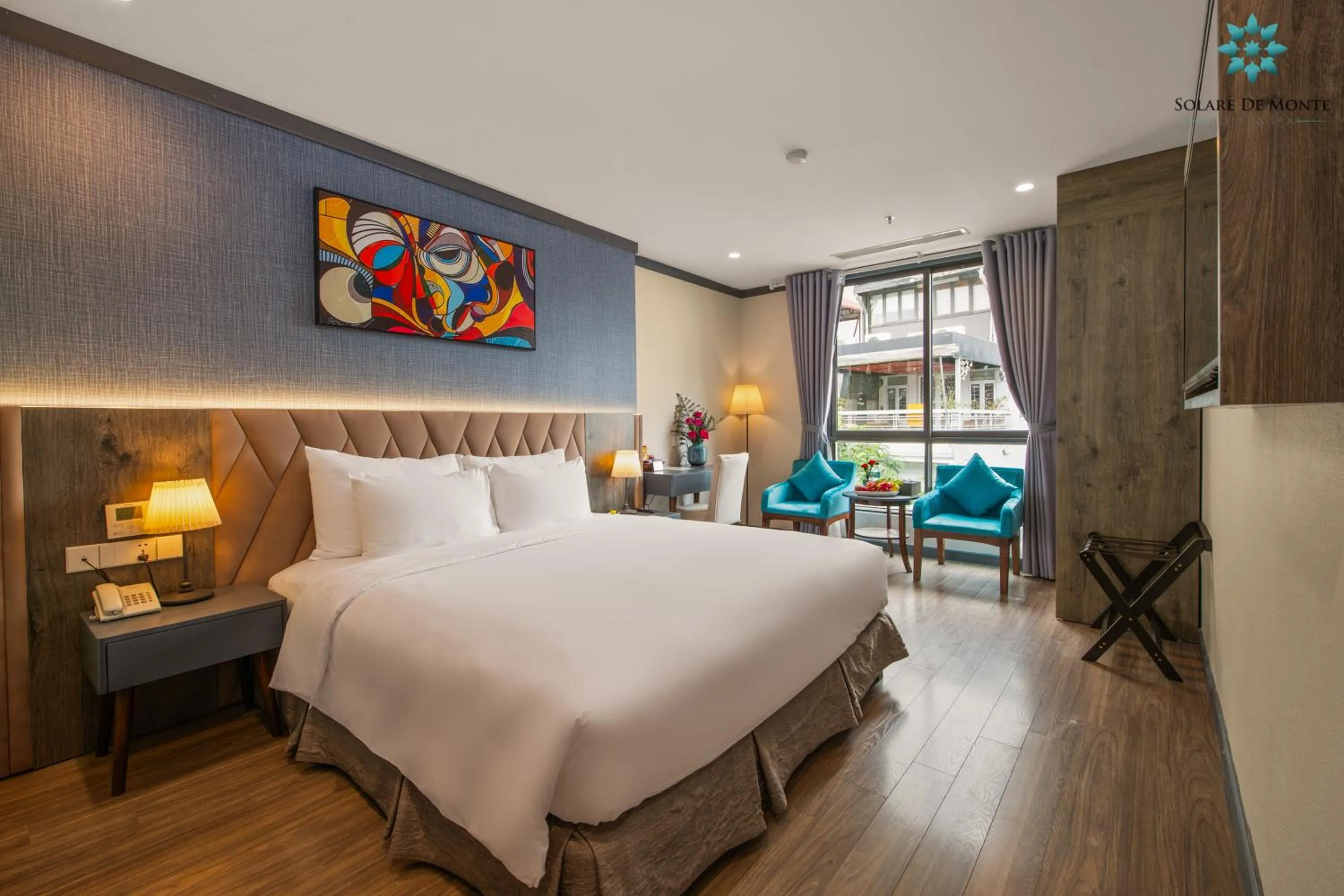 Photo of the whole room, Bed in Solare De Monte Hotel & Spa