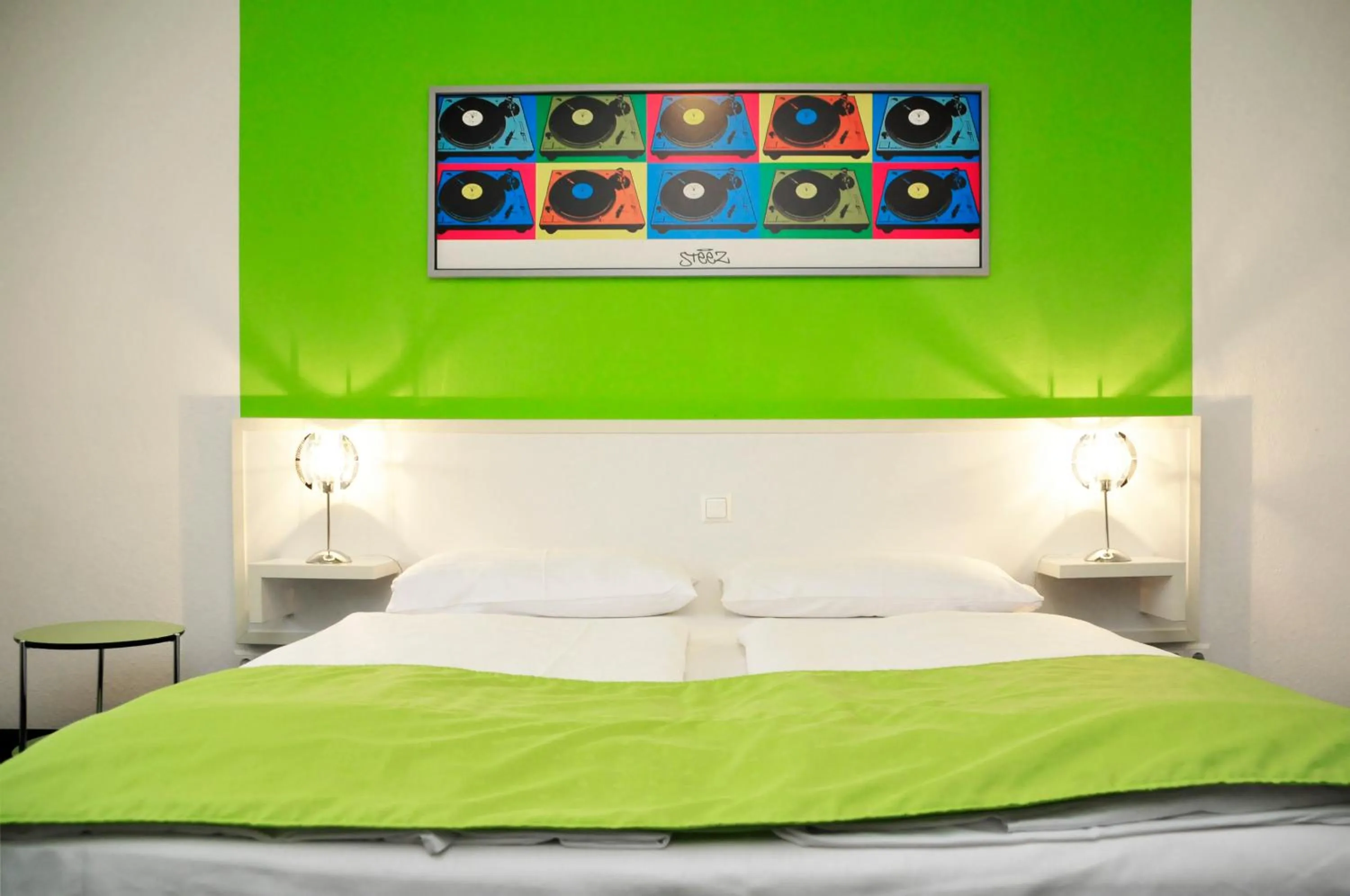 Bed in Hotel zum Brunnen